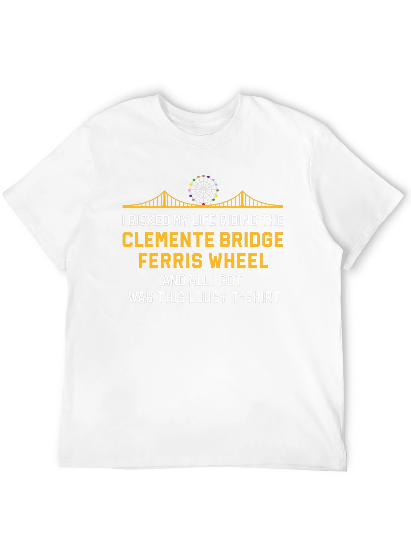 Funny Clemente Bridge Ferris Wheel T-Shirt