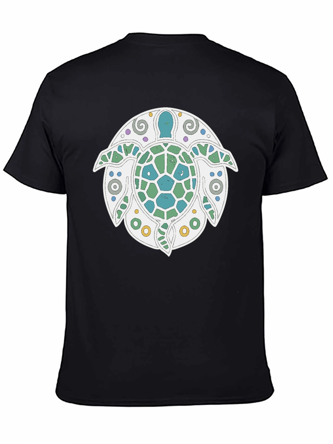 Turtle Graphic Tee - Stylish Black T-Shirt