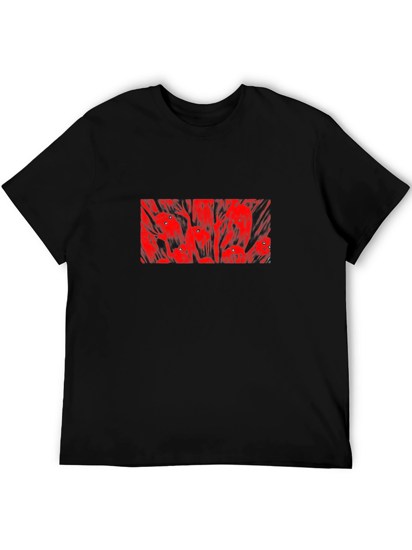 Red Spectre Graphic Tee - Black