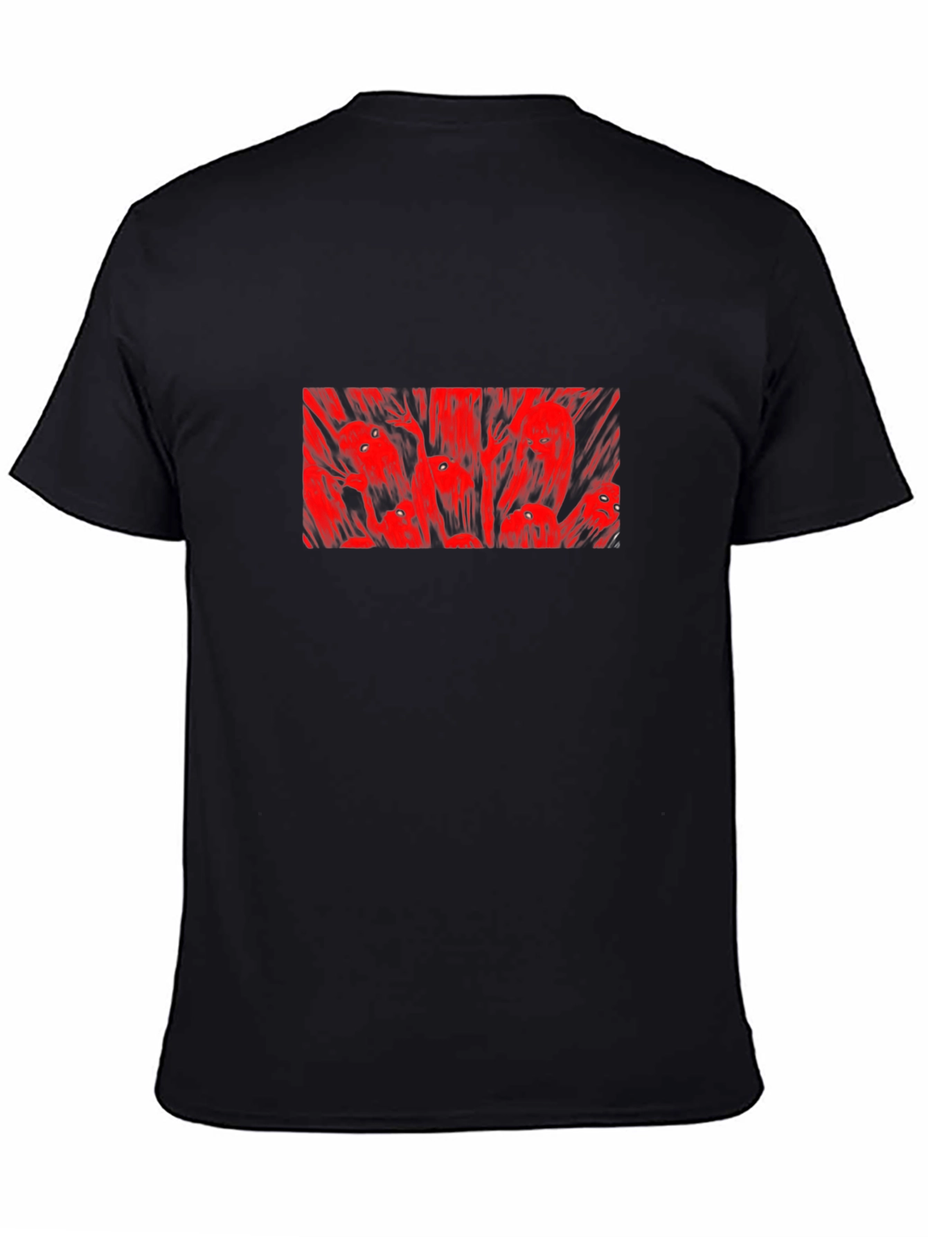 Red Spectre Graphic Tee - Black