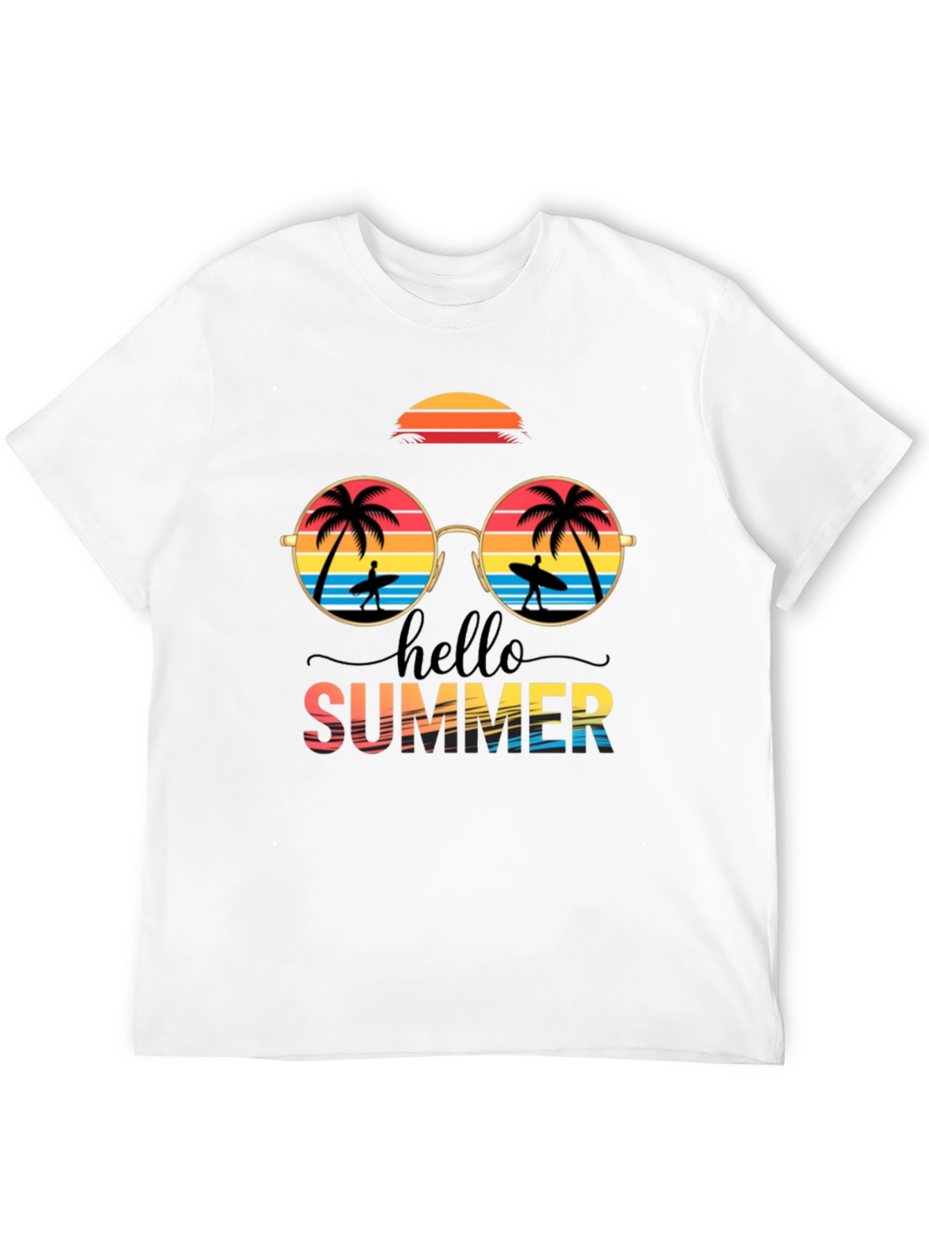 Hello Summer Graphic Tee - Beach Vibes