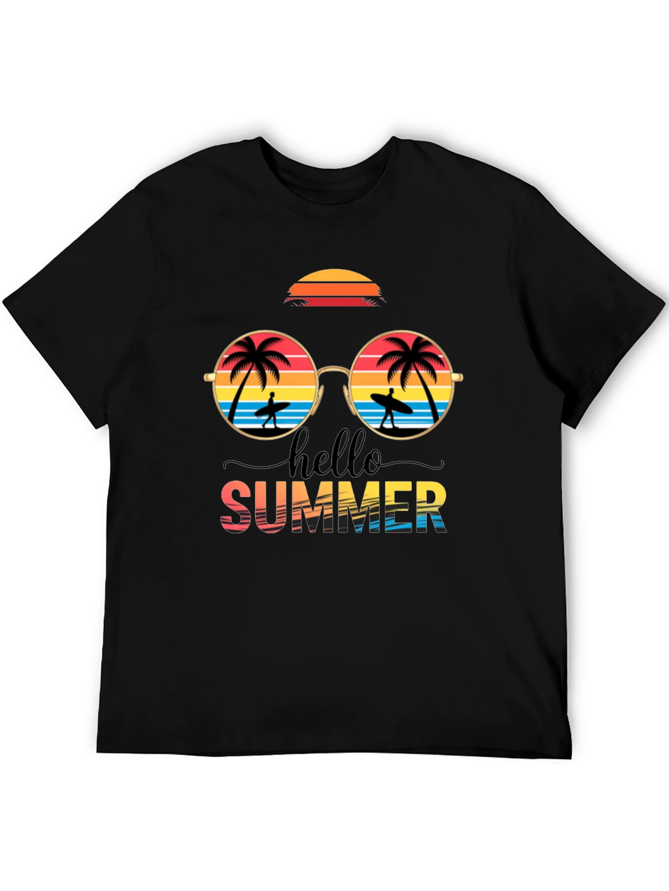 Hello Summer Graphic Tee - Beach Vibes