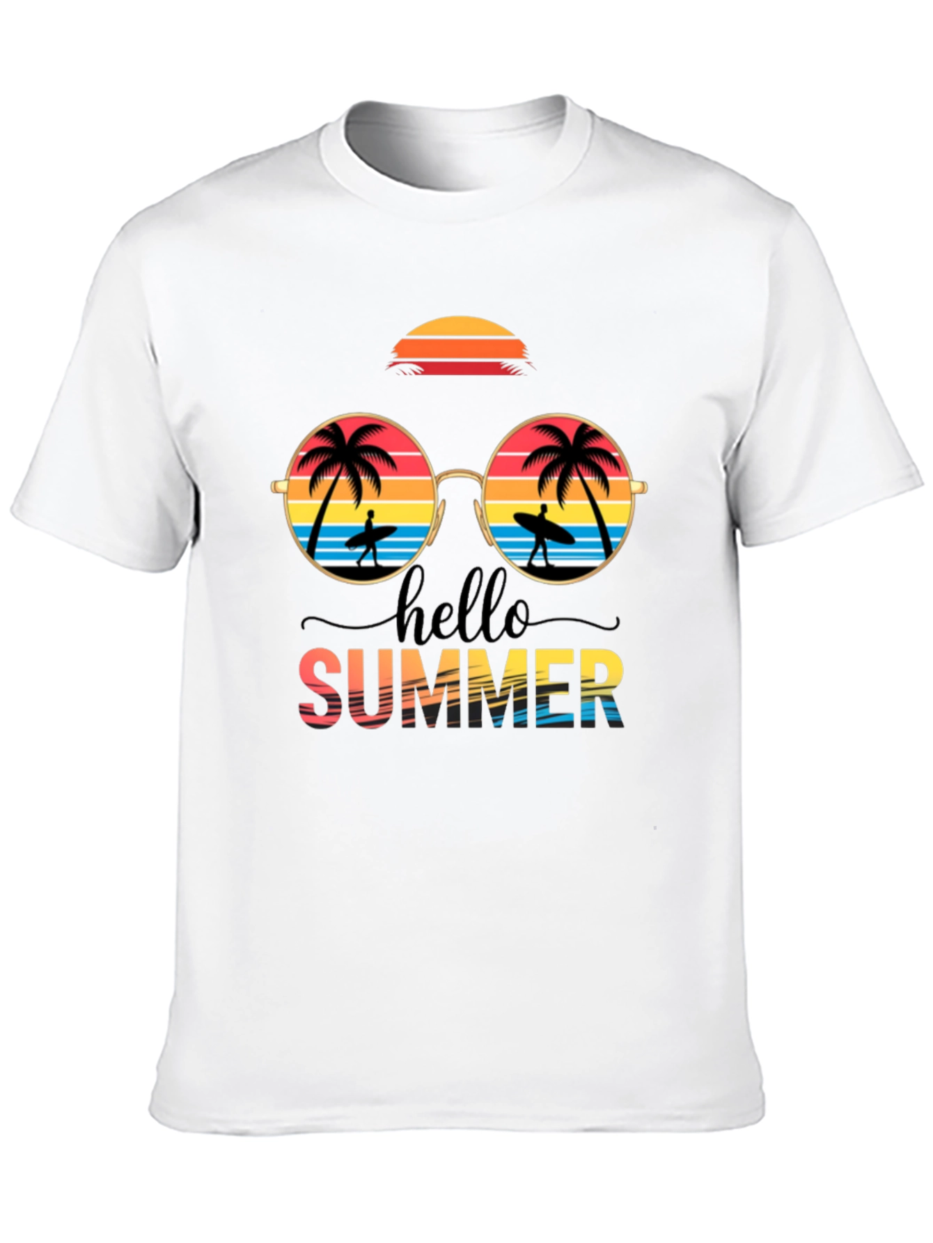 Hello Summer Graphic Tee - Beach Vibes