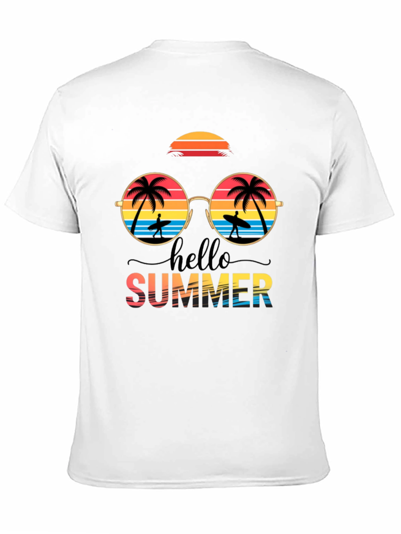 Hello Summer Graphic Tee - Beach Vibes