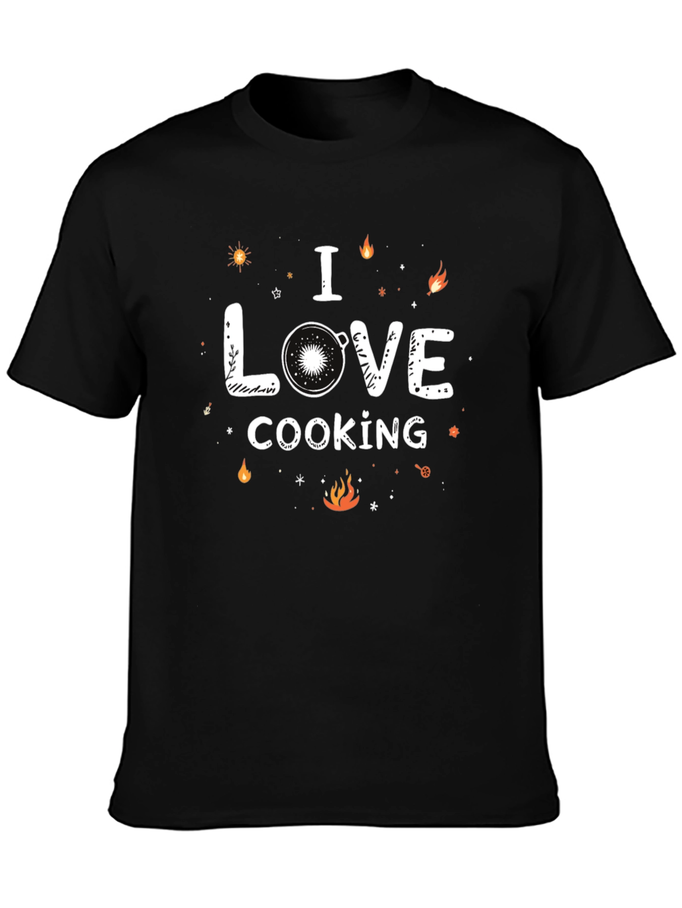 I Love Cooking Graphic T-Shirt - Chef Inspired Tee