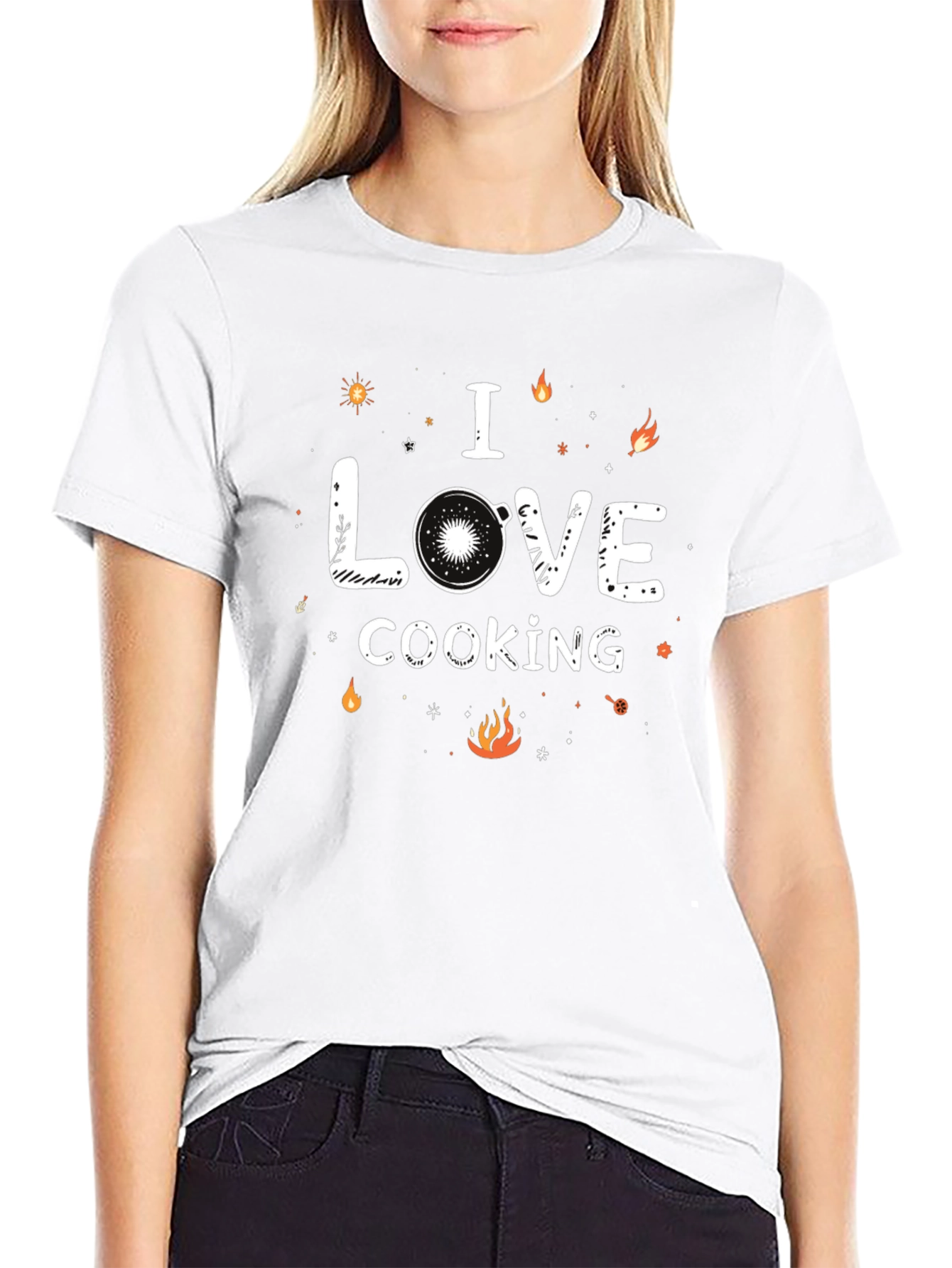 I Love Cooking Graphic T-Shirt - Chef Inspired Tee