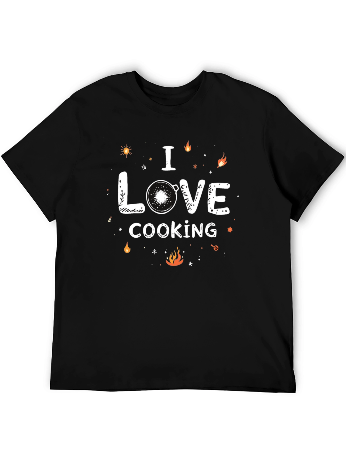 I Love Cooking Graphic T-Shirt - Chef Inspired Tee