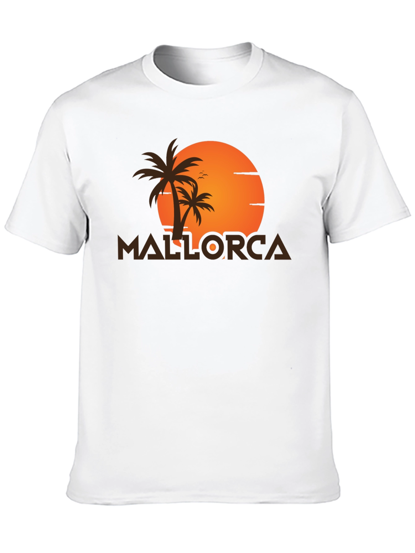 Mallorca Palm Tree Sunset T-Shirt