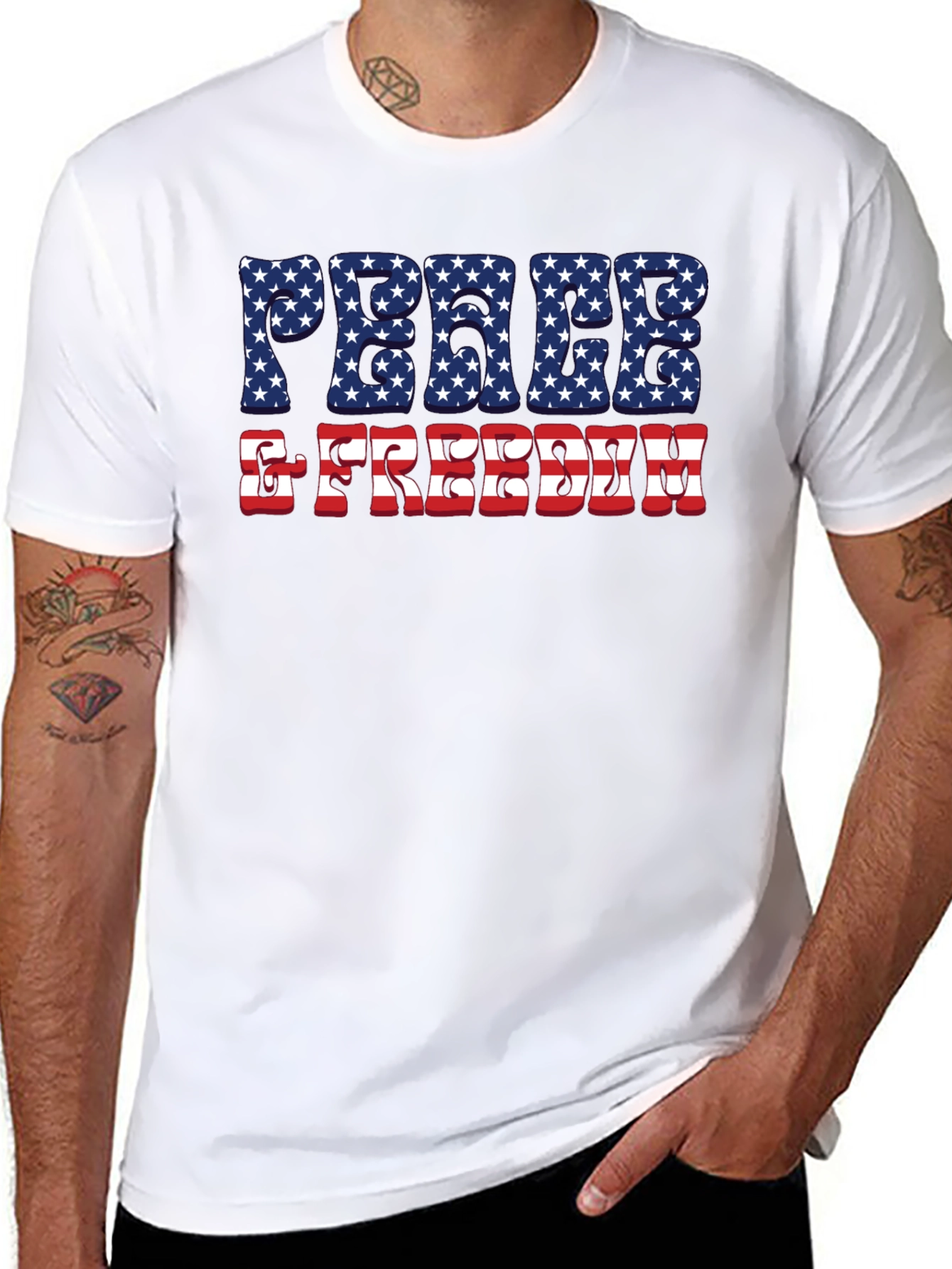 Peace & Freedom Patriotic T-Shirt