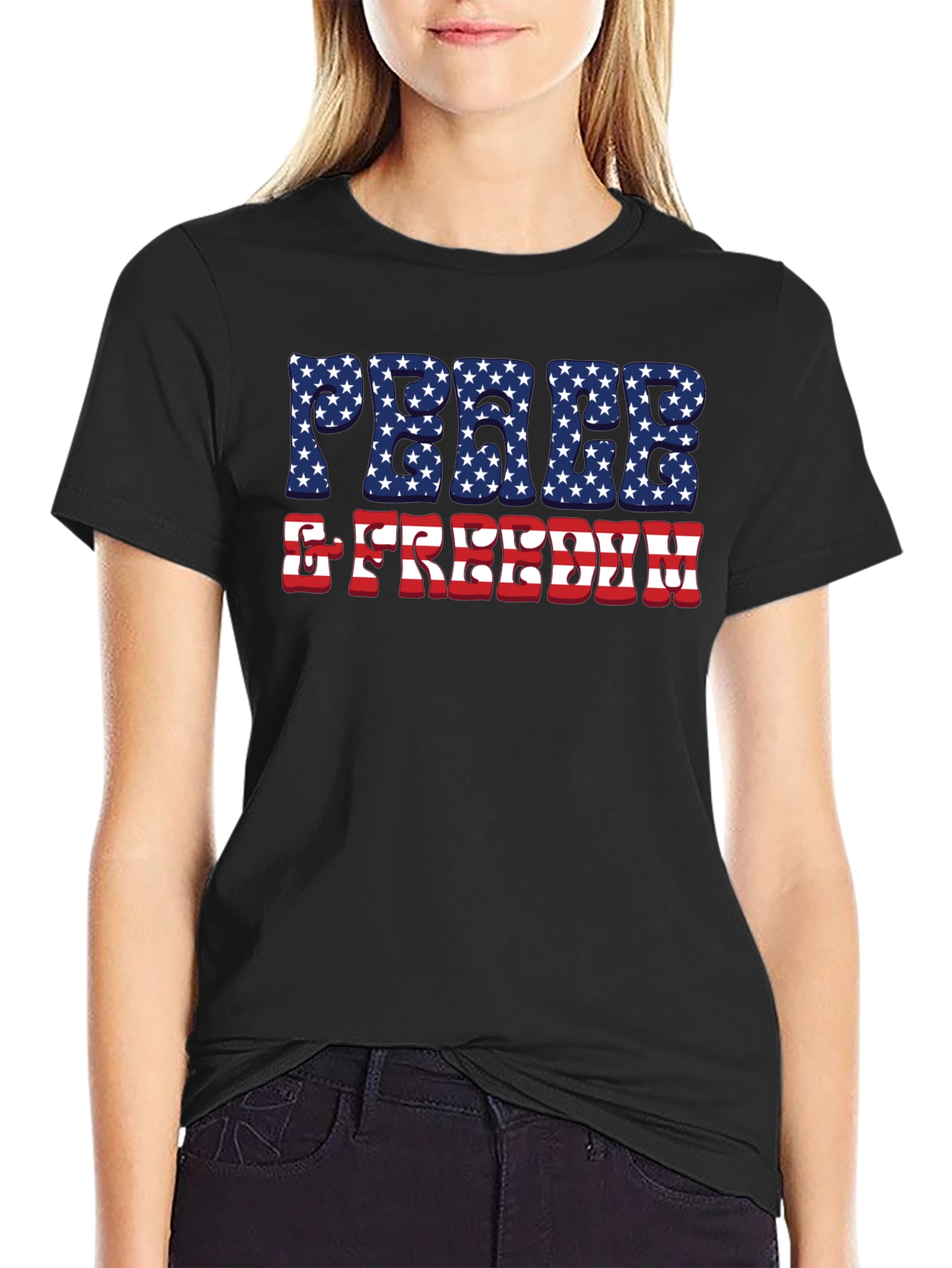 Peace & Freedom Patriotic T-Shirt