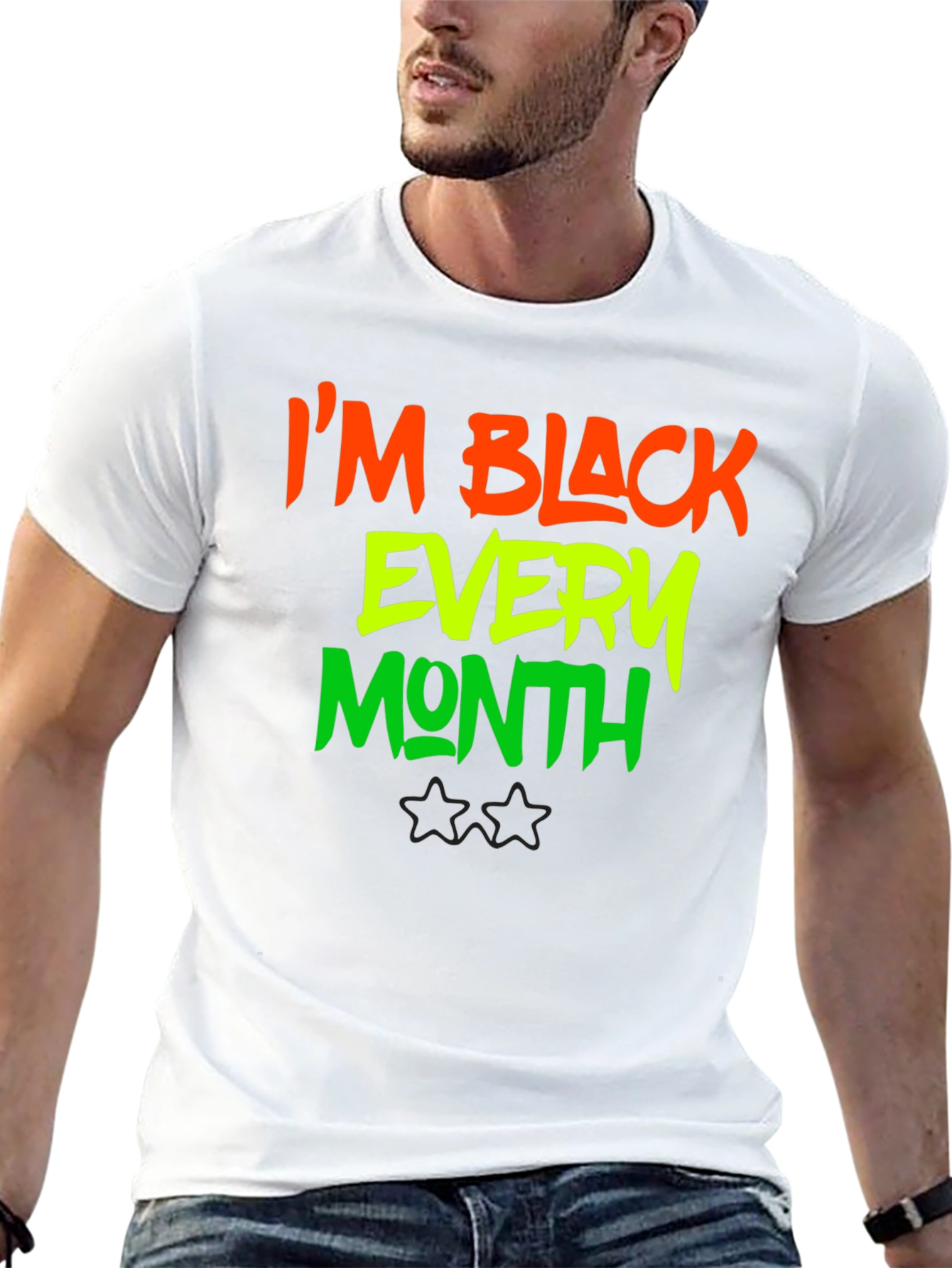 Black Every Month Graphic T-Shirt