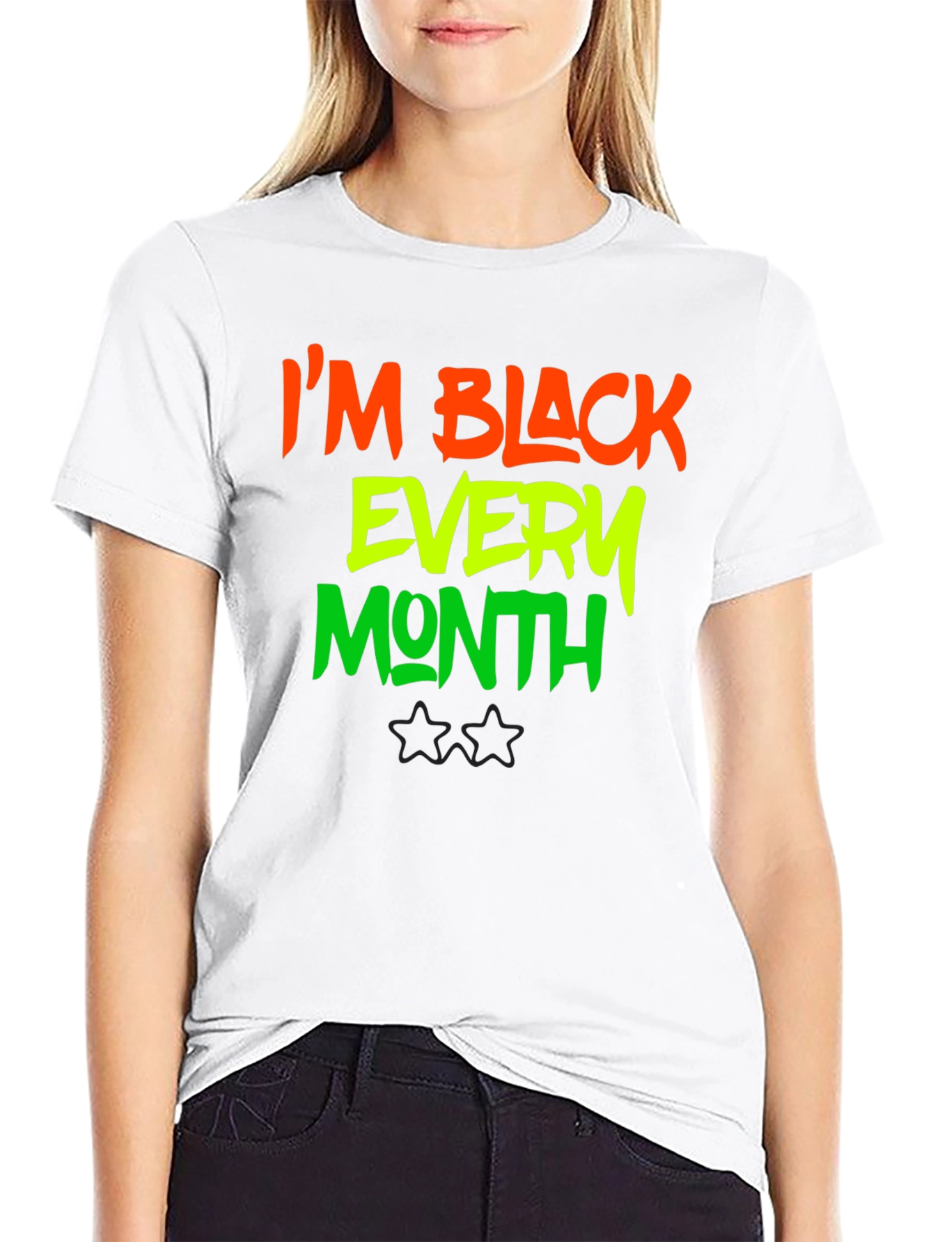 Black Every Month Graphic T-Shirt