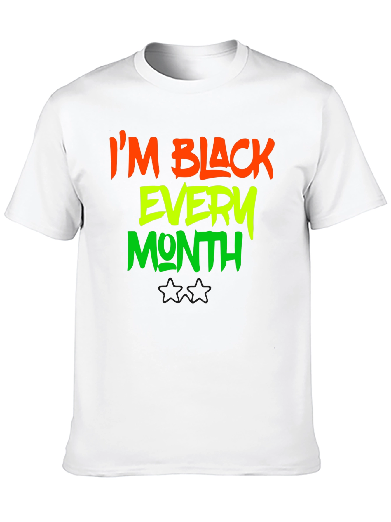 Black Every Month Graphic T-Shirt