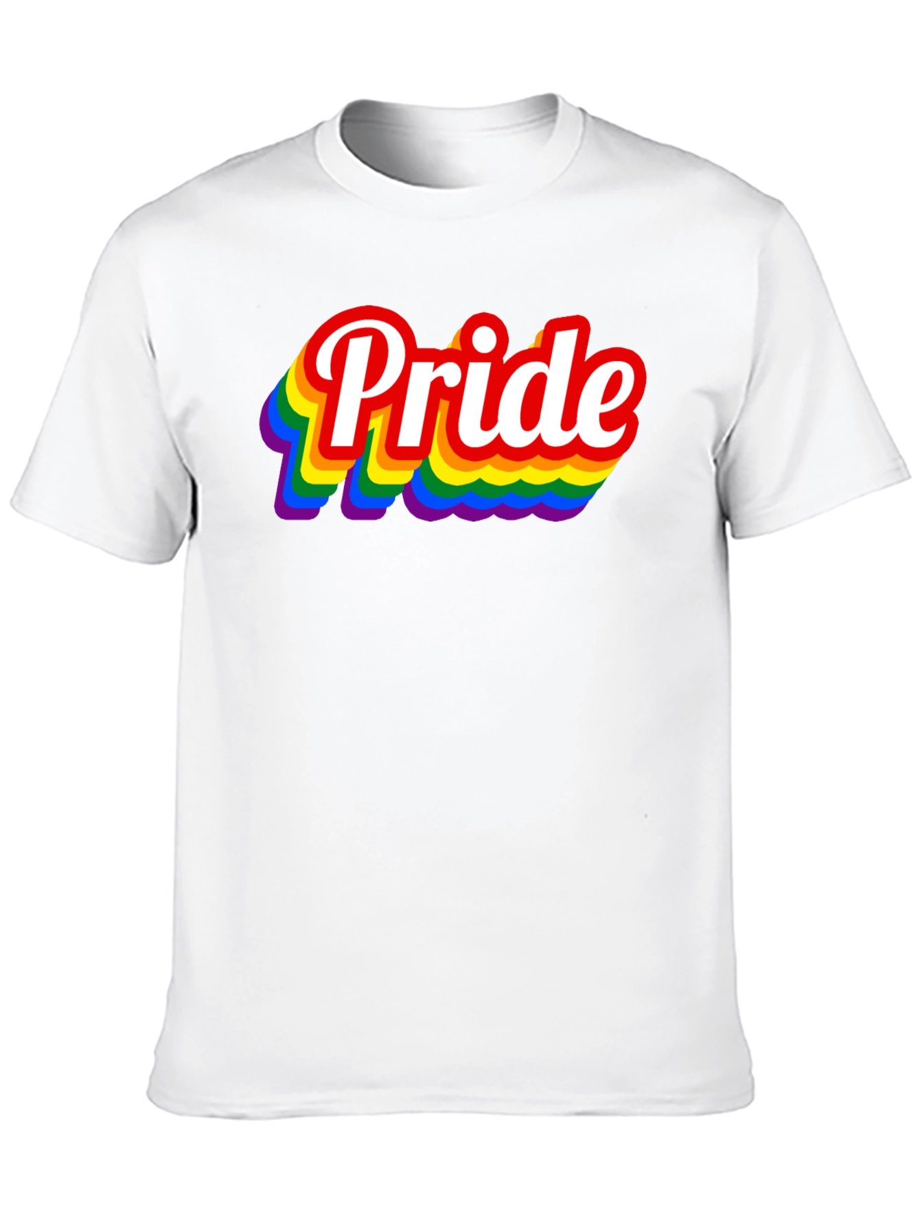 Pride Rainbow T-Shirt - Black