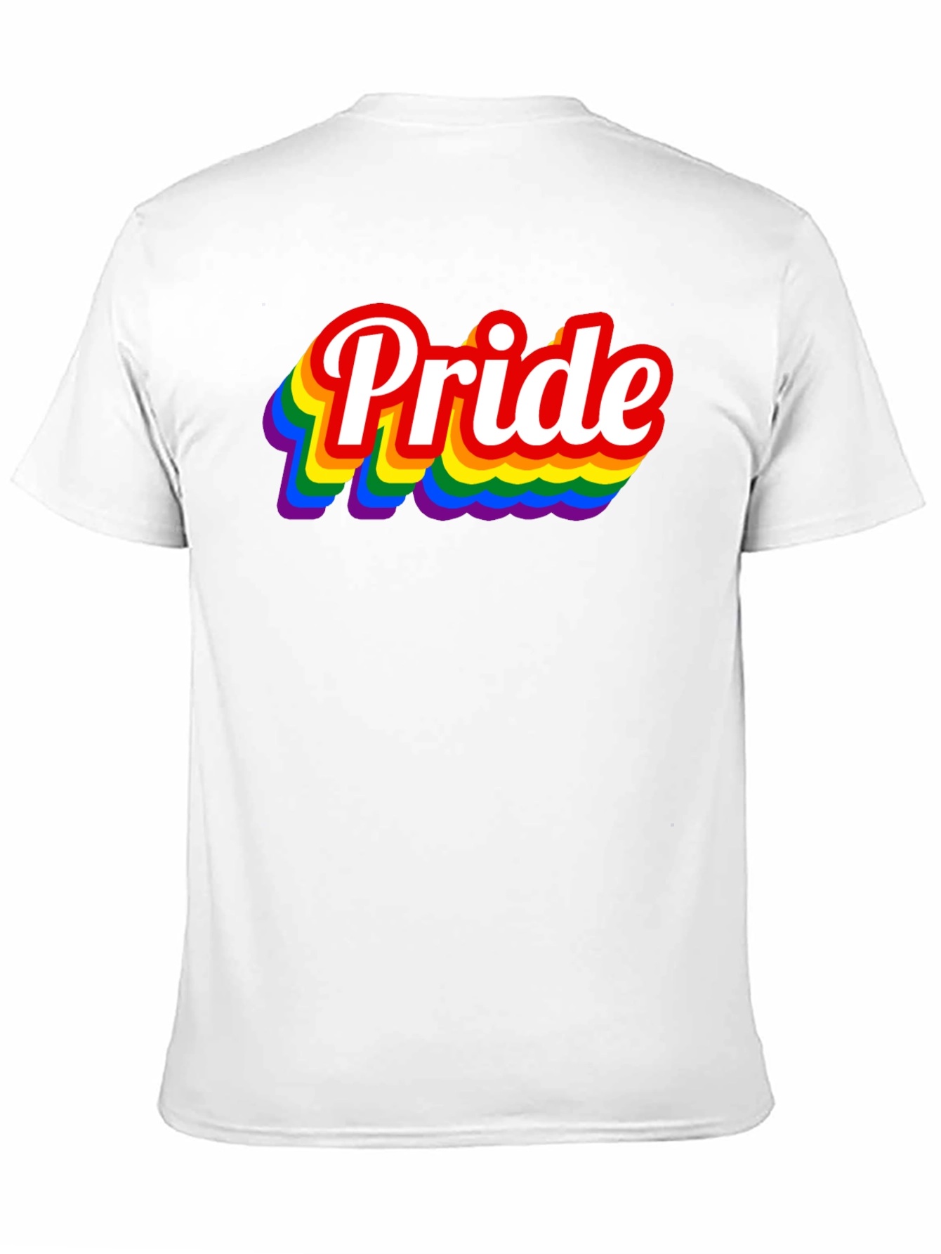 Pride Rainbow T-Shirt - Black