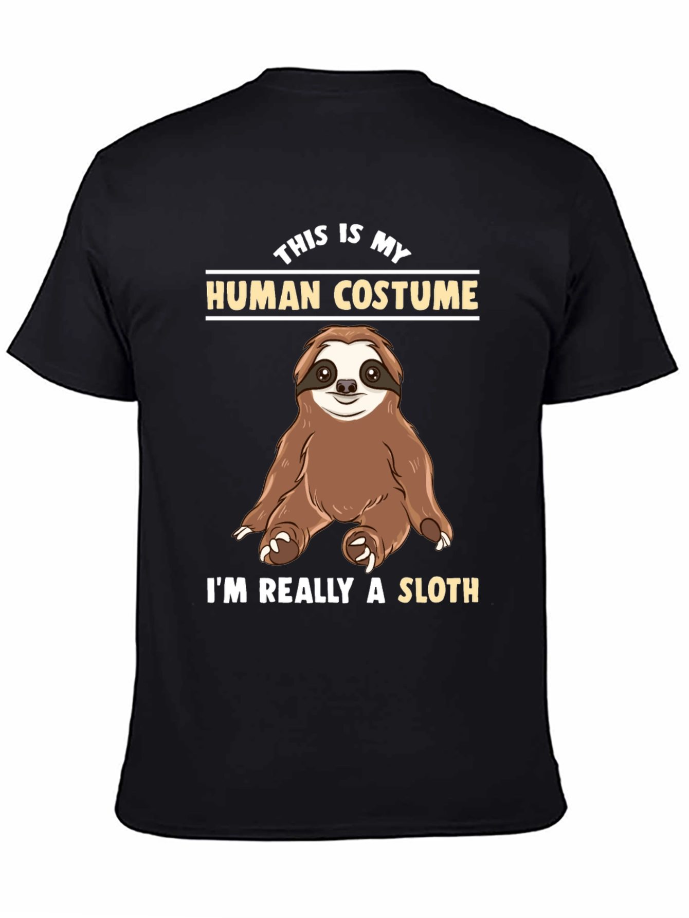 Funny Sloth Human Costume T-Shirt