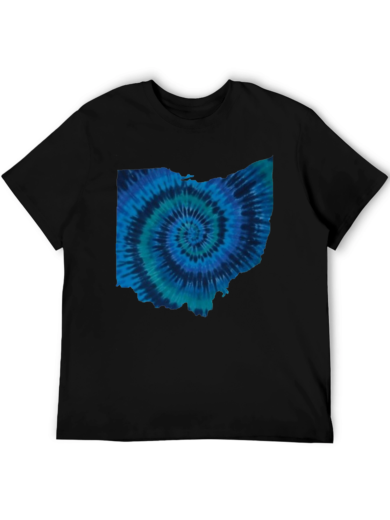Ohio Tie Dye State Shape T-Shirt