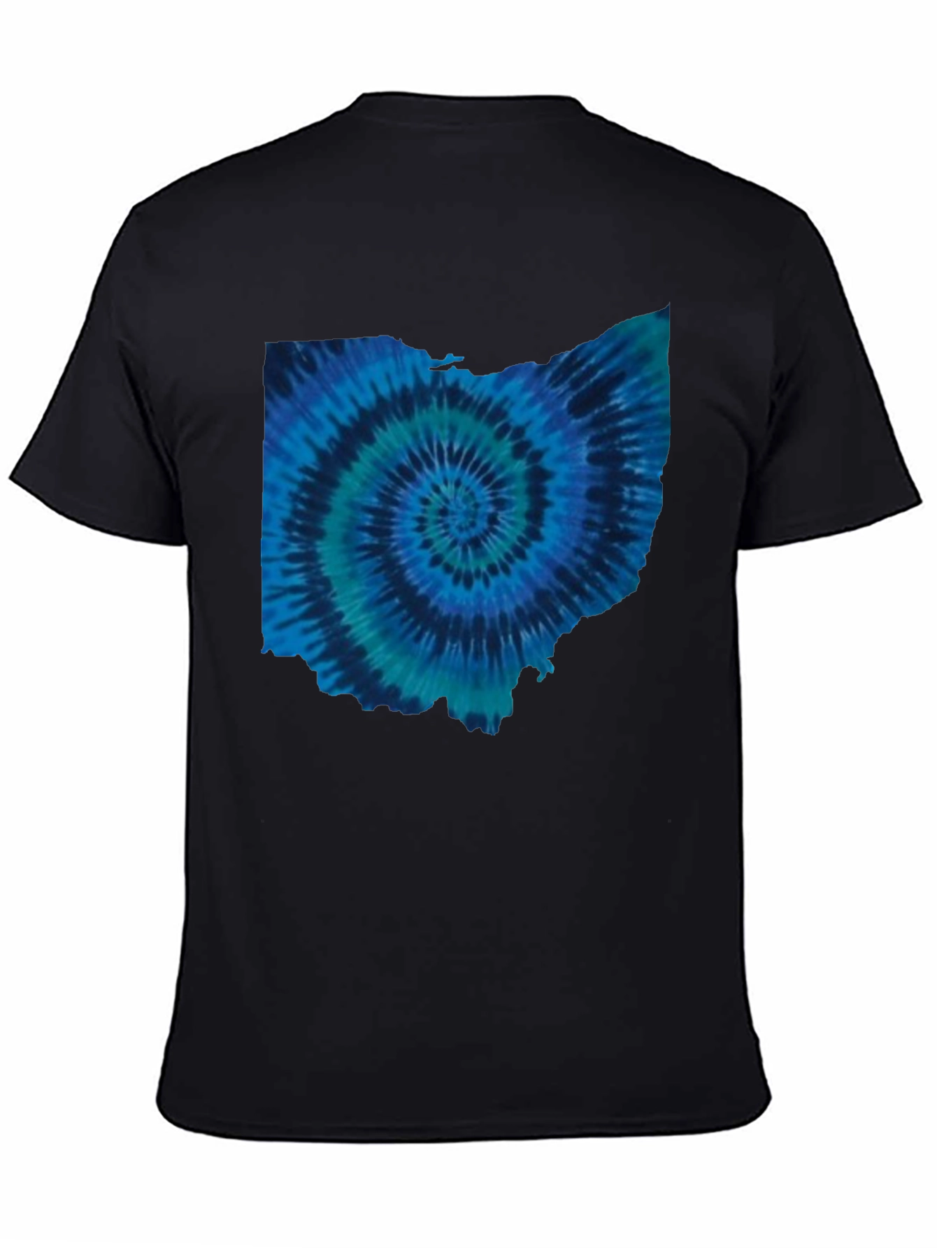 Ohio Tie Dye State Shape T-Shirt