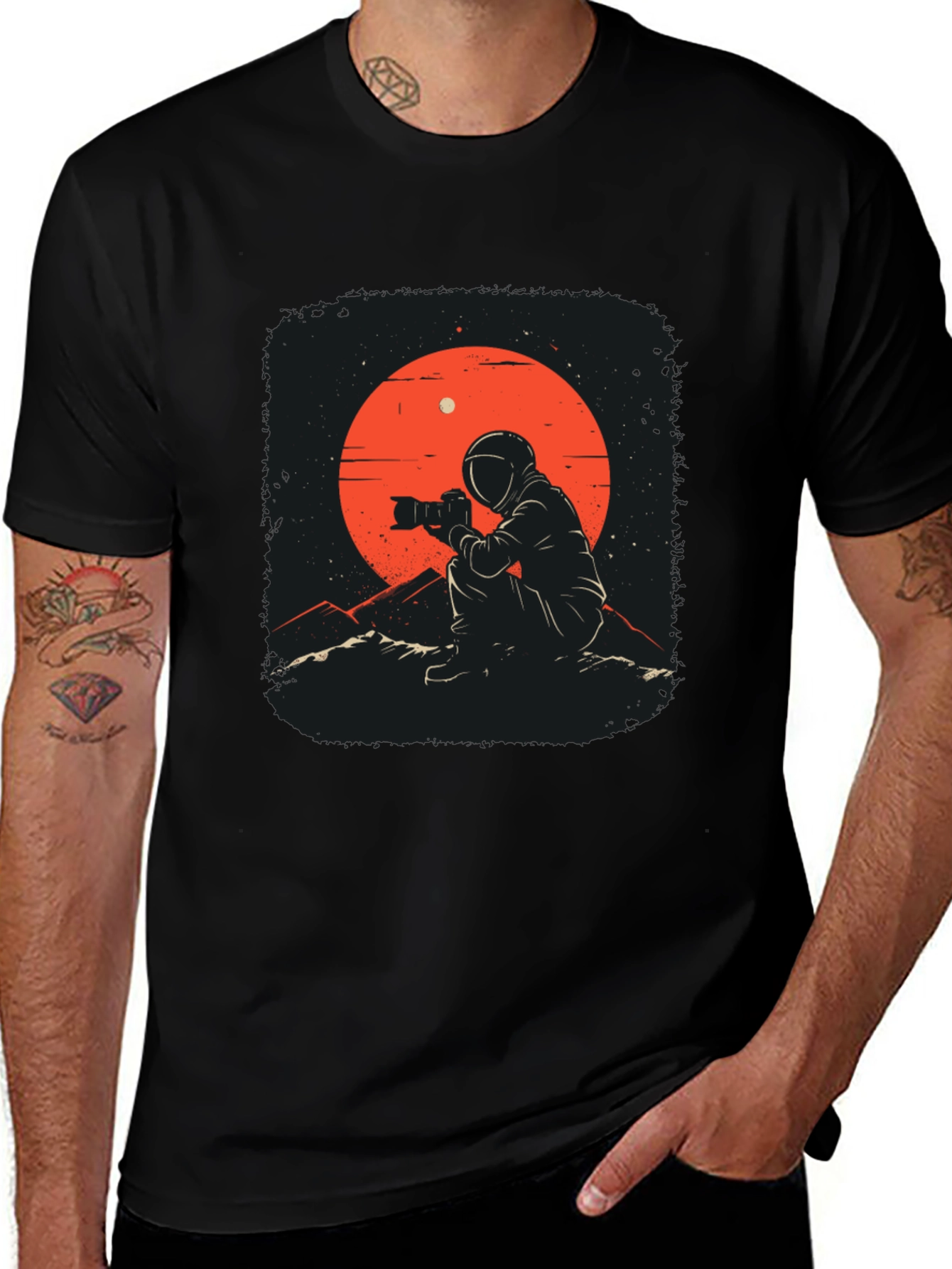 Astronaut Photographer Graphic Tee