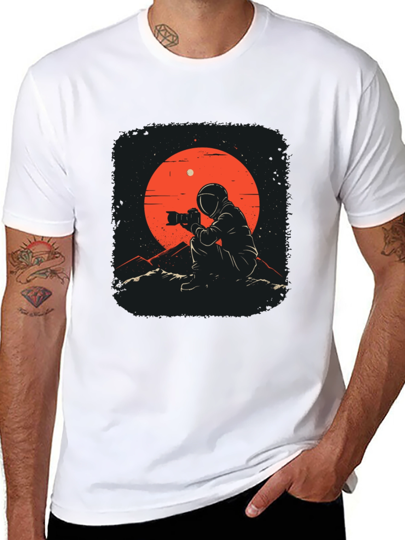 Astronaut Photographer Graphic Tee