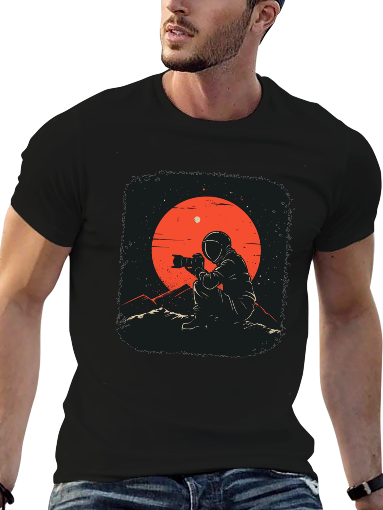 Astronaut Photographer Graphic Tee