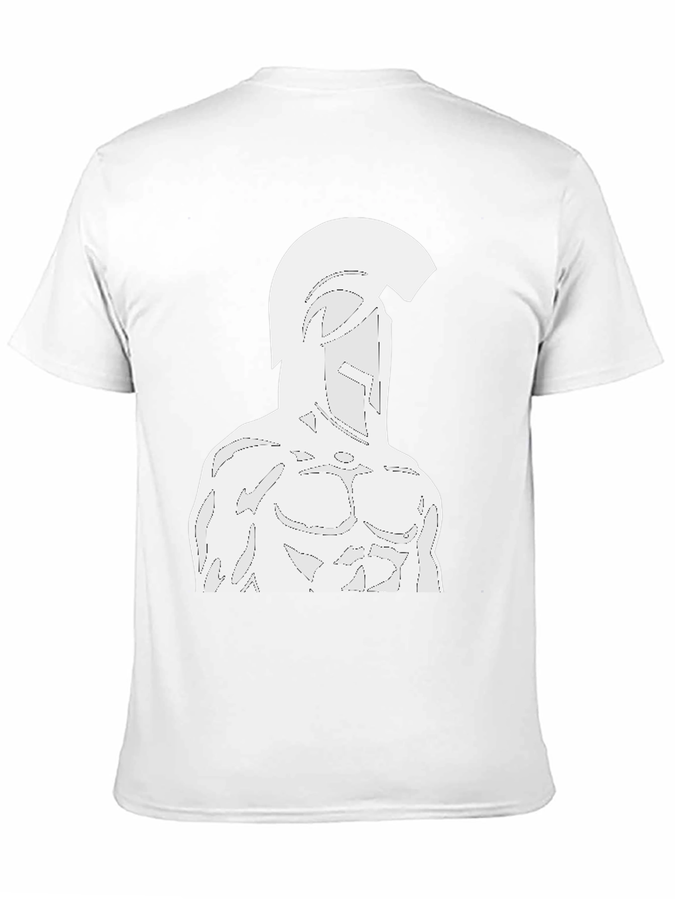 Spartan Warrior Graphic T-Shirt - Black