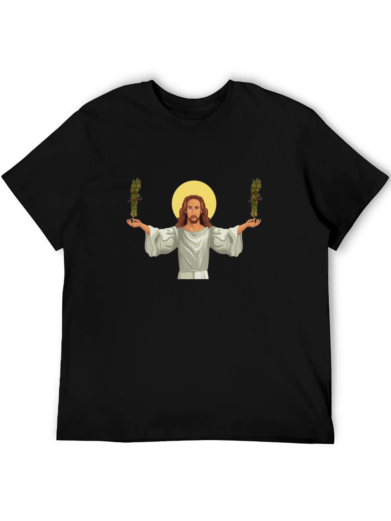 Jesus Asparagus Funny Graphic T-Shirt