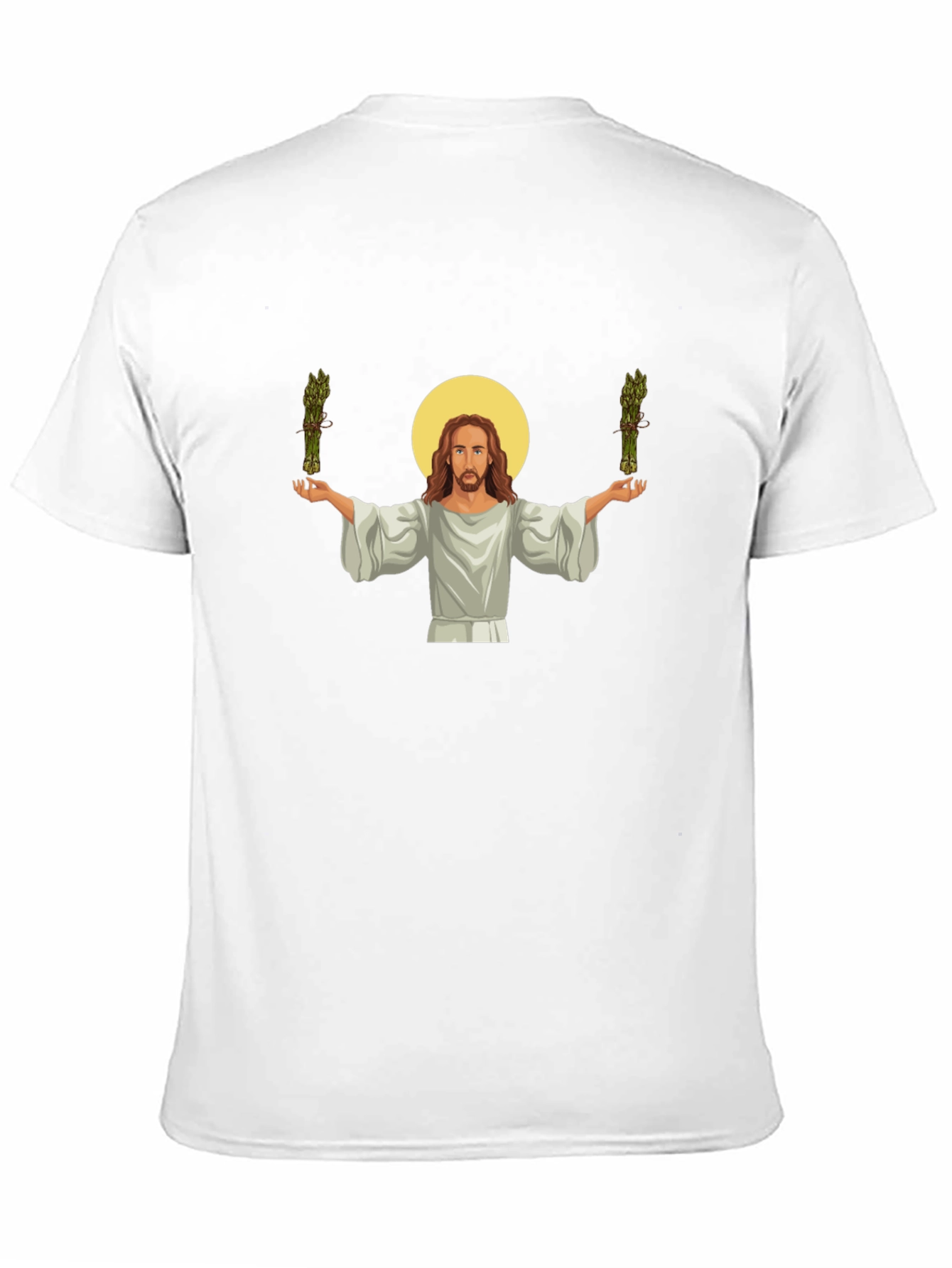 Jesus Asparagus Funny Graphic T-Shirt