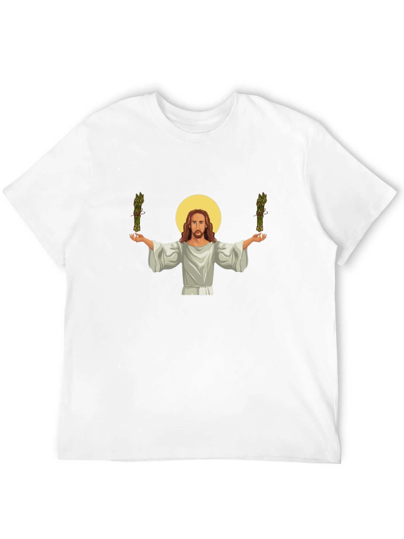 Jesus Asparagus Funny Graphic T-Shirt