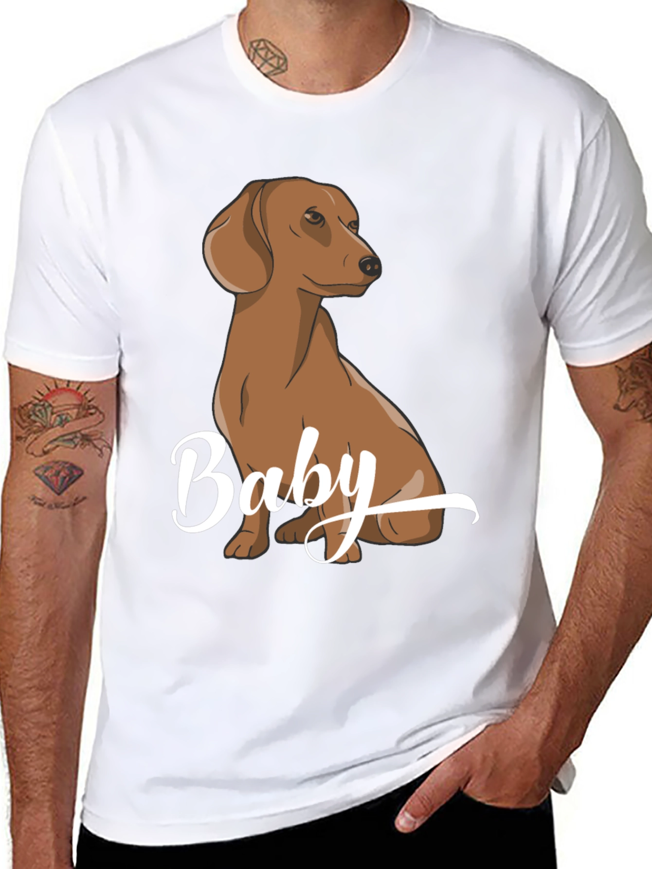 Dachshund Baby Graphic T-Shirt