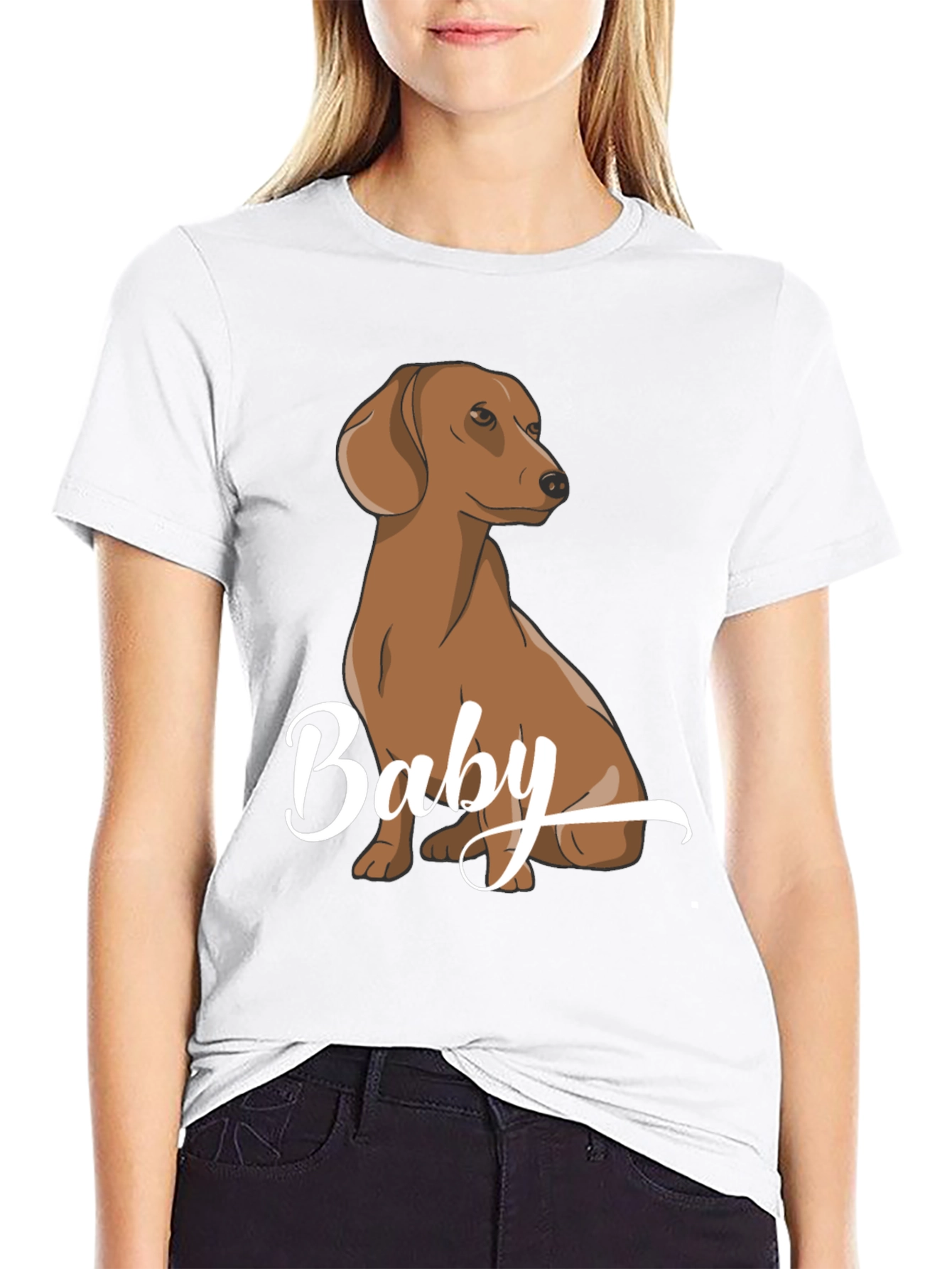 Dachshund Baby Graphic T-Shirt