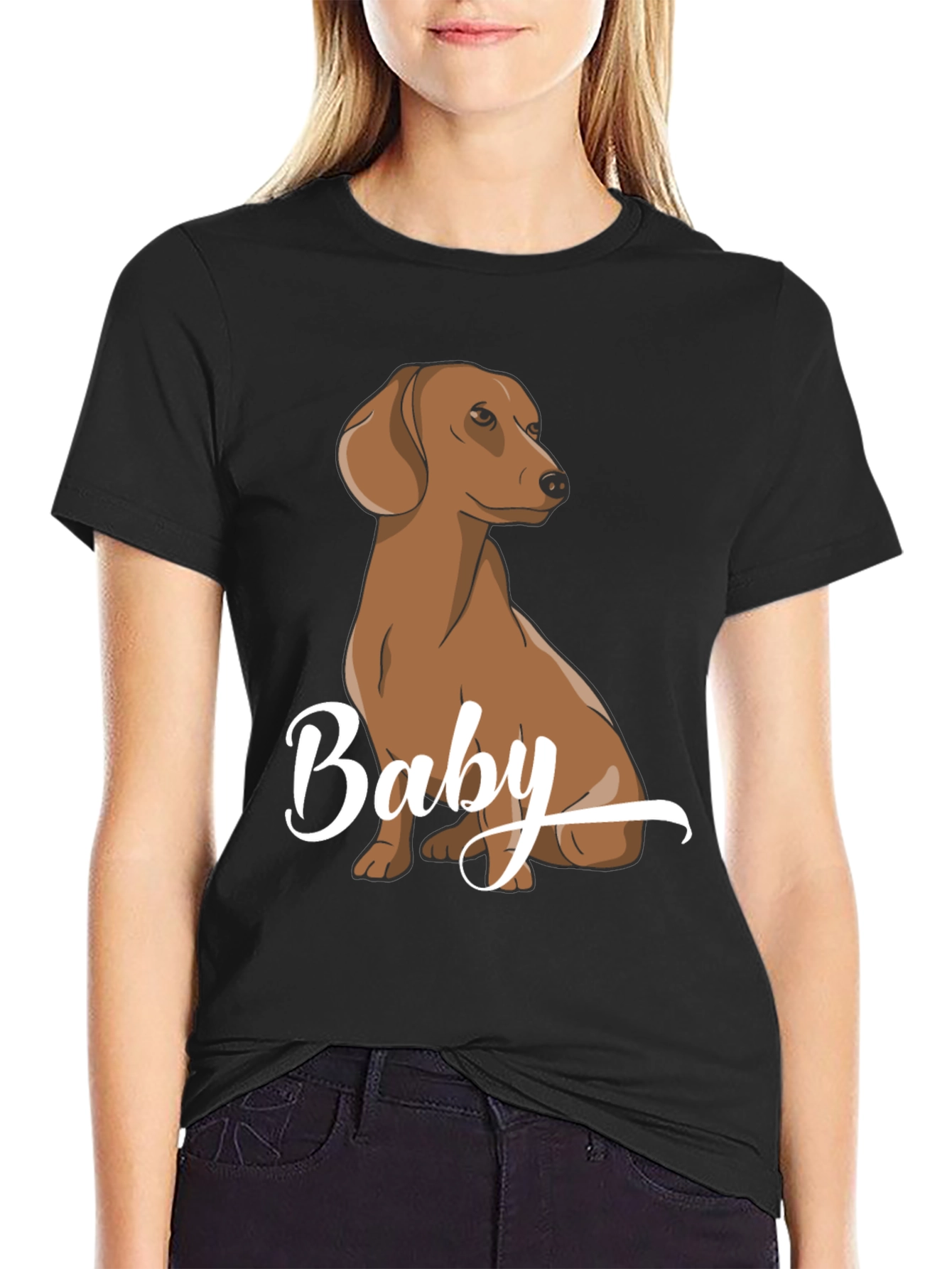 Dachshund Baby Graphic T-Shirt