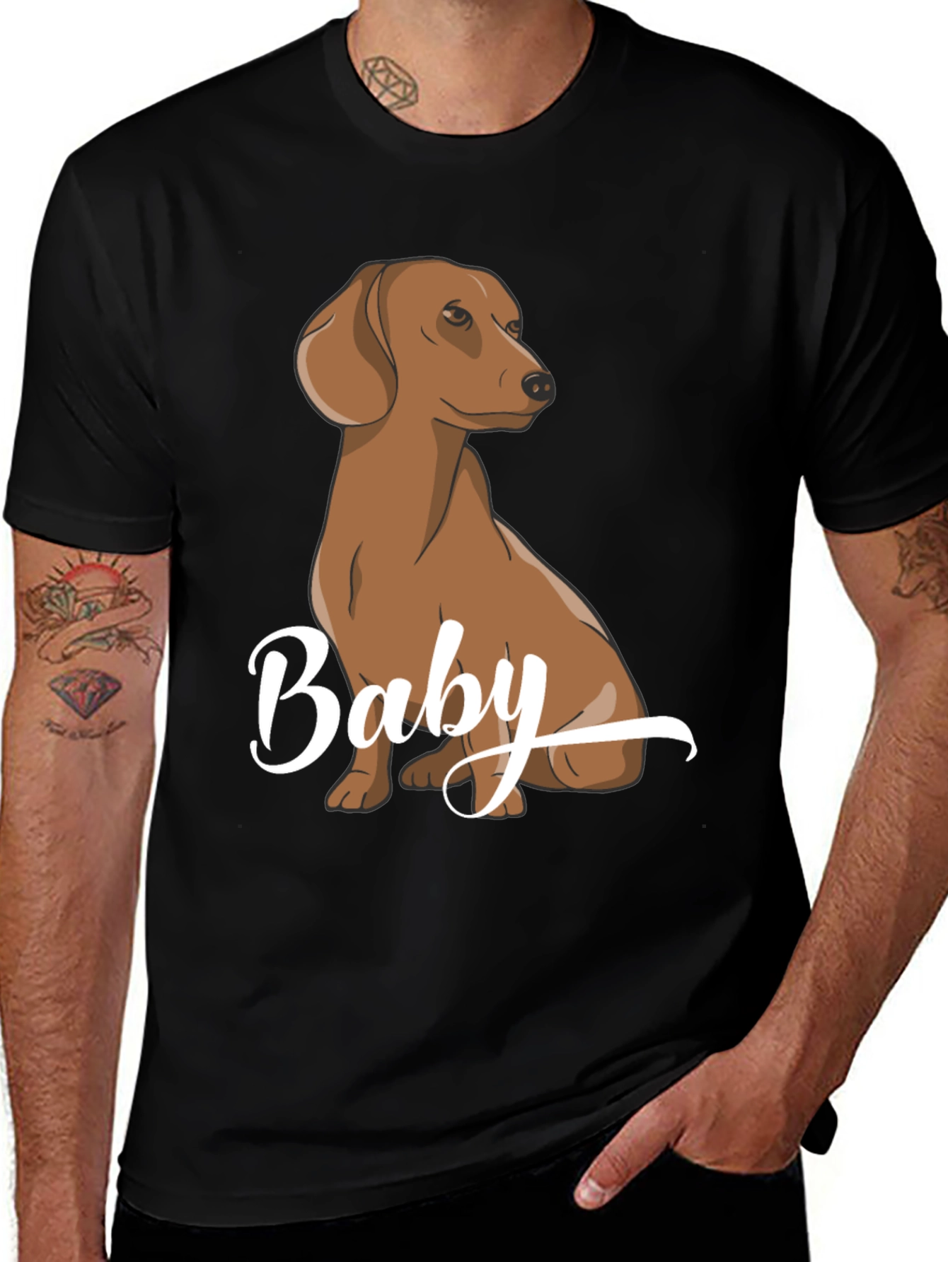 Dachshund Baby Graphic T-Shirt