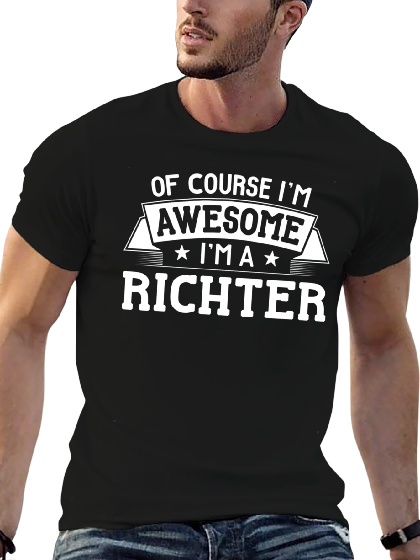 Awesome Richter T-Shirt - Funny Surname Tee