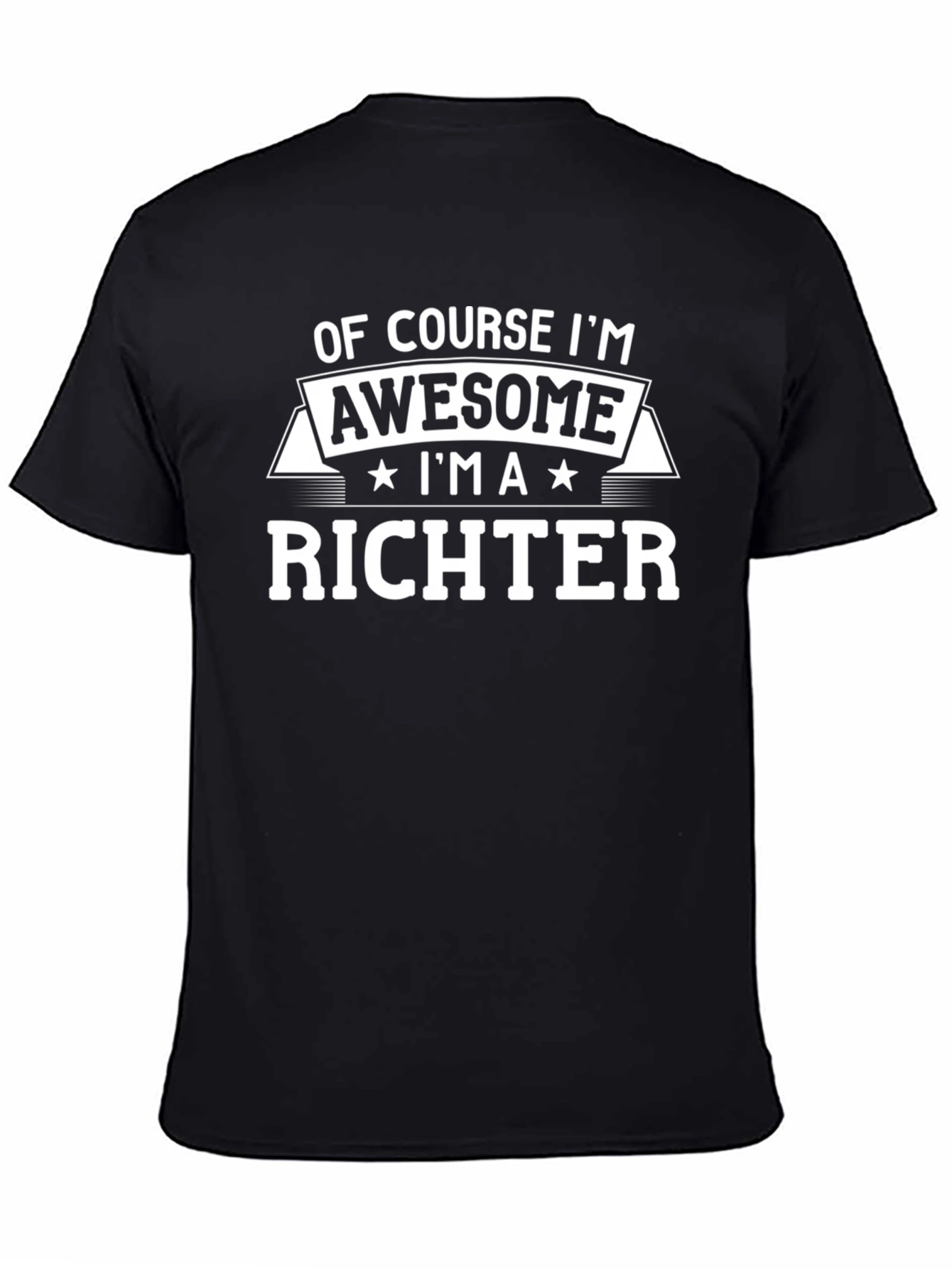 Awesome Richter T-Shirt - Funny Surname Tee