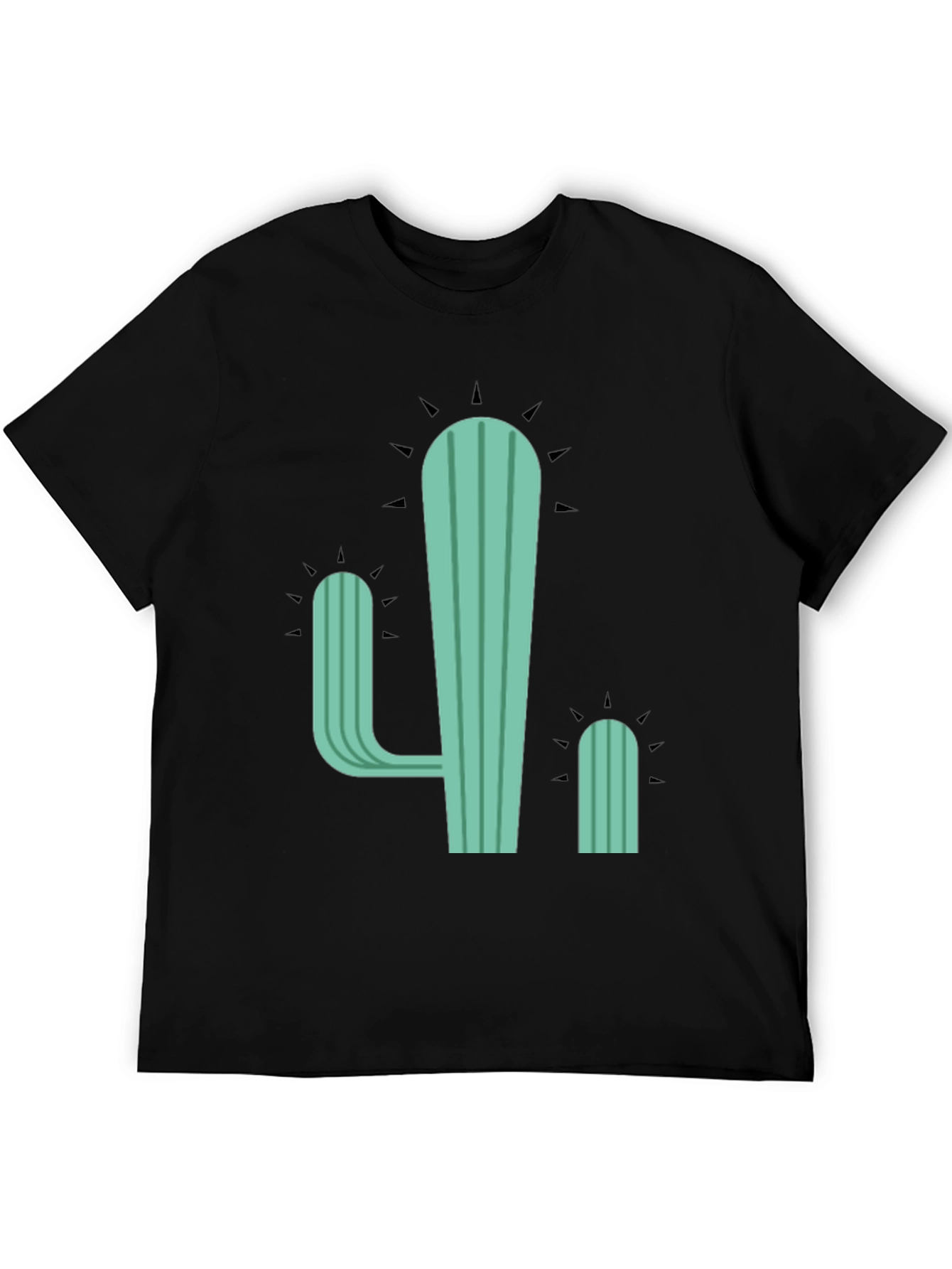Cactus Graphic Tee - Casual Cotton T-Shirt