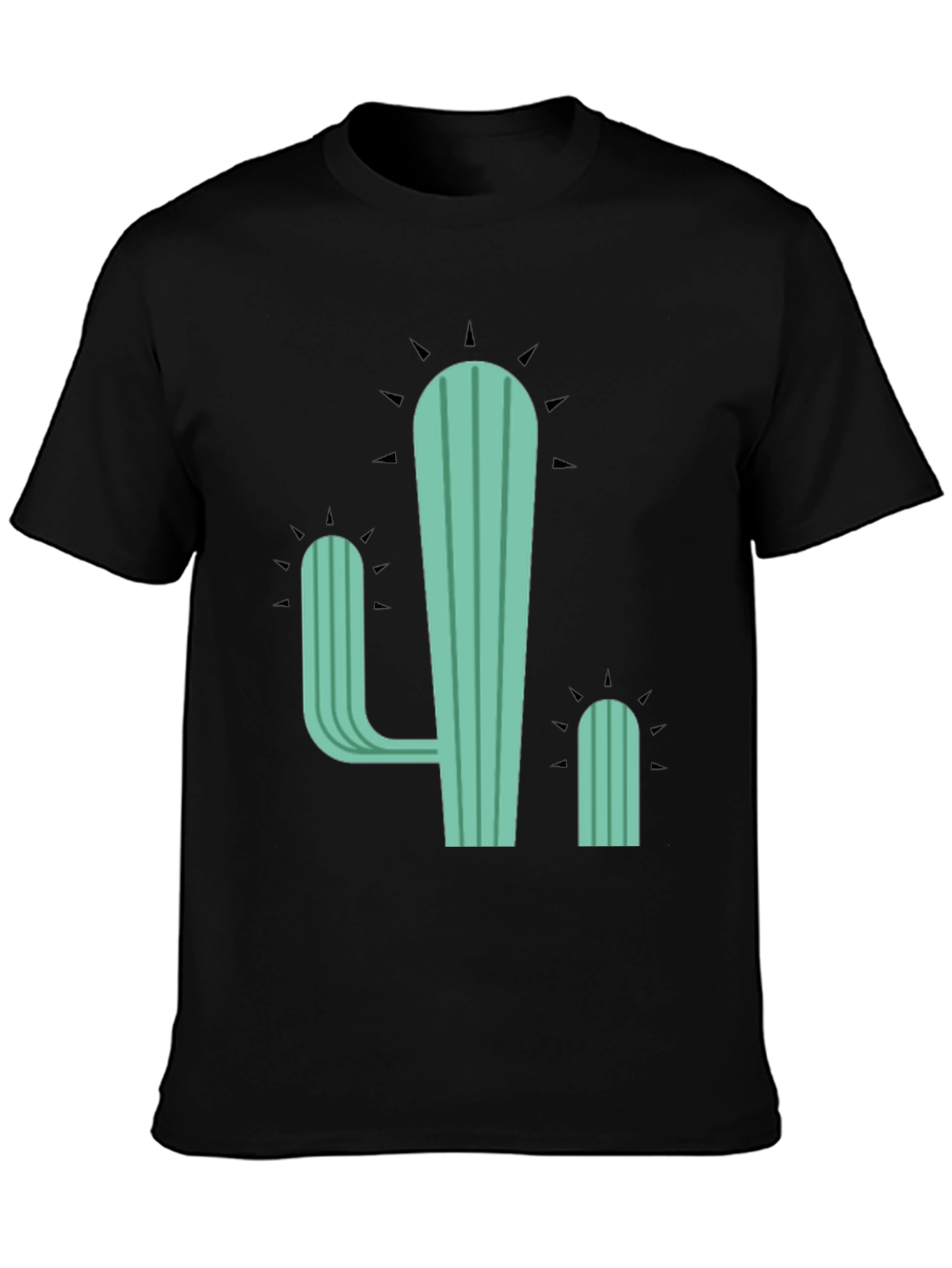 Cactus Graphic Tee - Casual Cotton T-Shirt