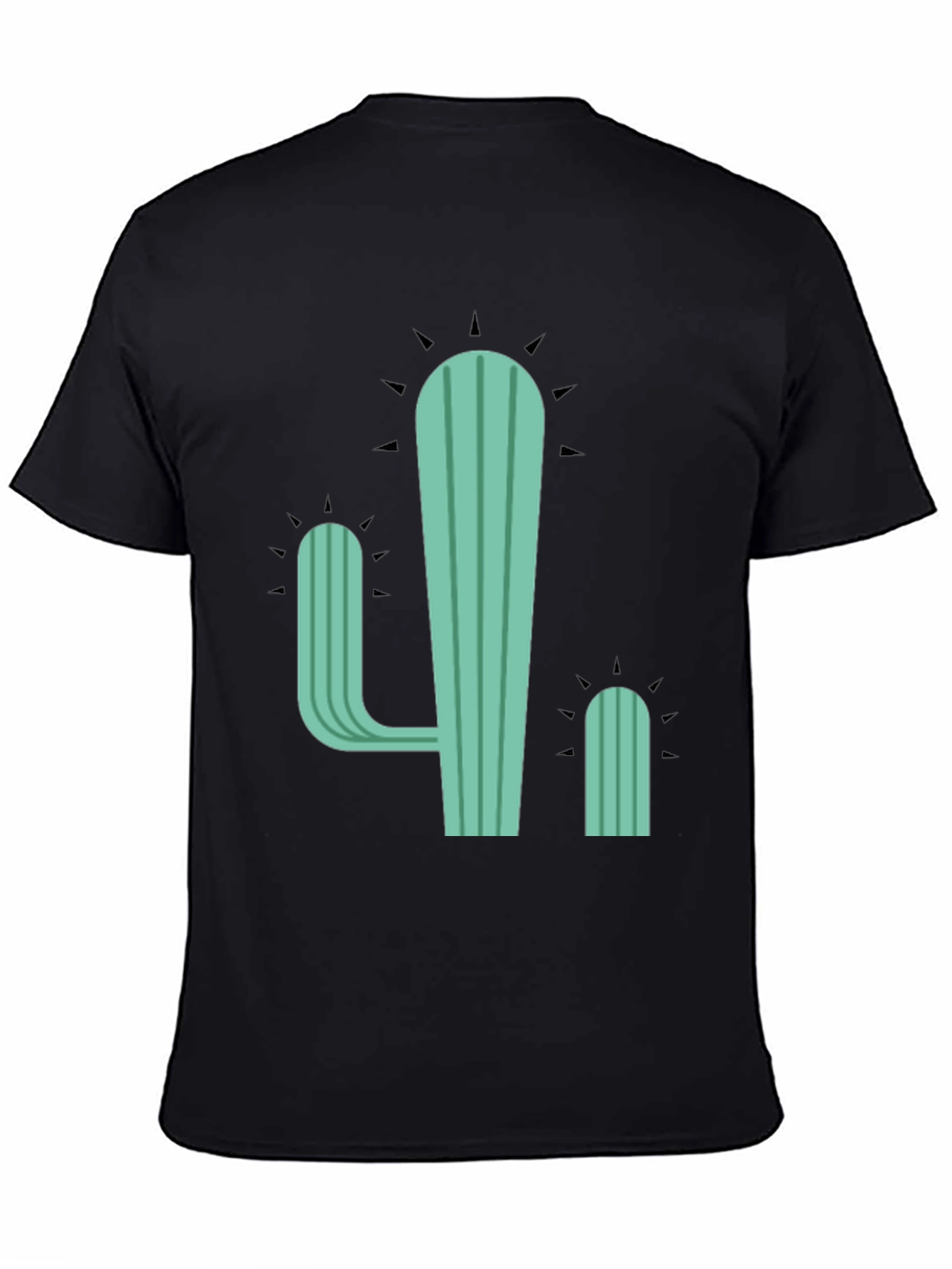 Cactus Graphic Tee - Casual Cotton T-Shirt