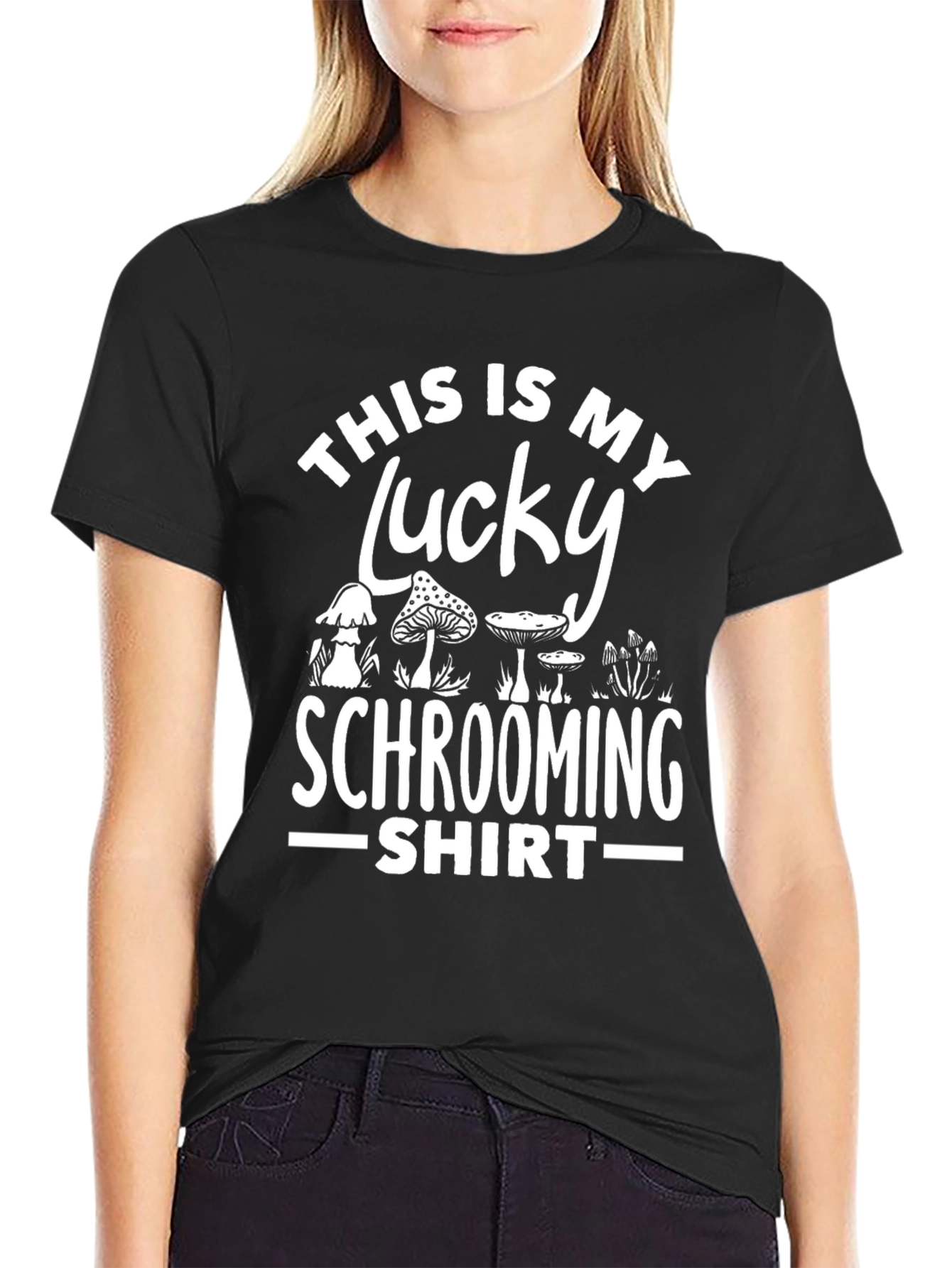 Lucky Schrooming Shirt - Fun Mushroom Design