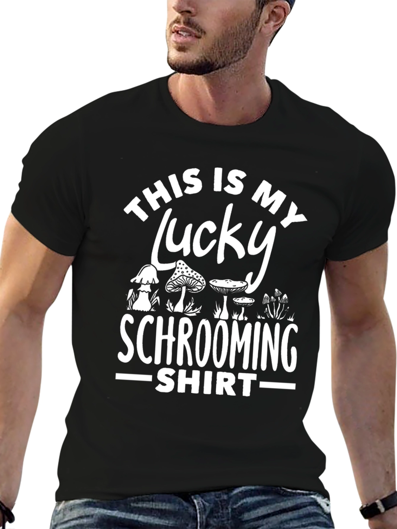 Lucky Schrooming Shirt - Fun Mushroom Design