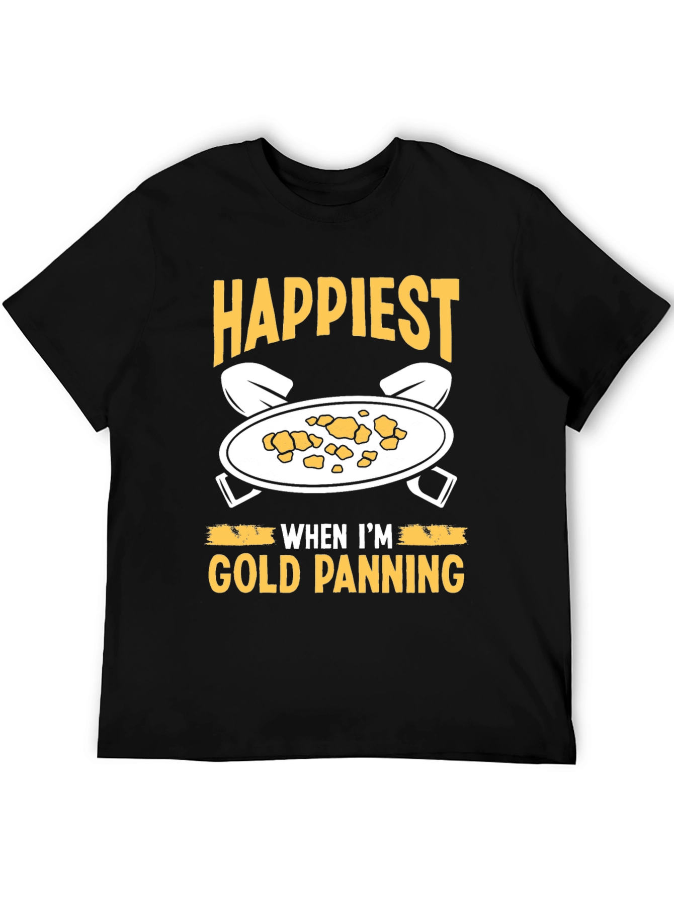 Happiest Gold Panning T-Shirt - Prospector Apparel