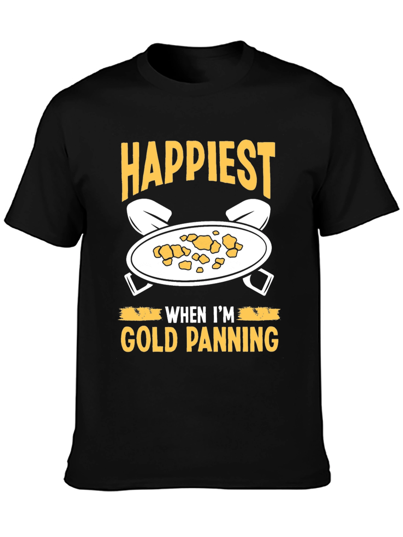 Happiest Gold Panning T-Shirt - Prospector Apparel