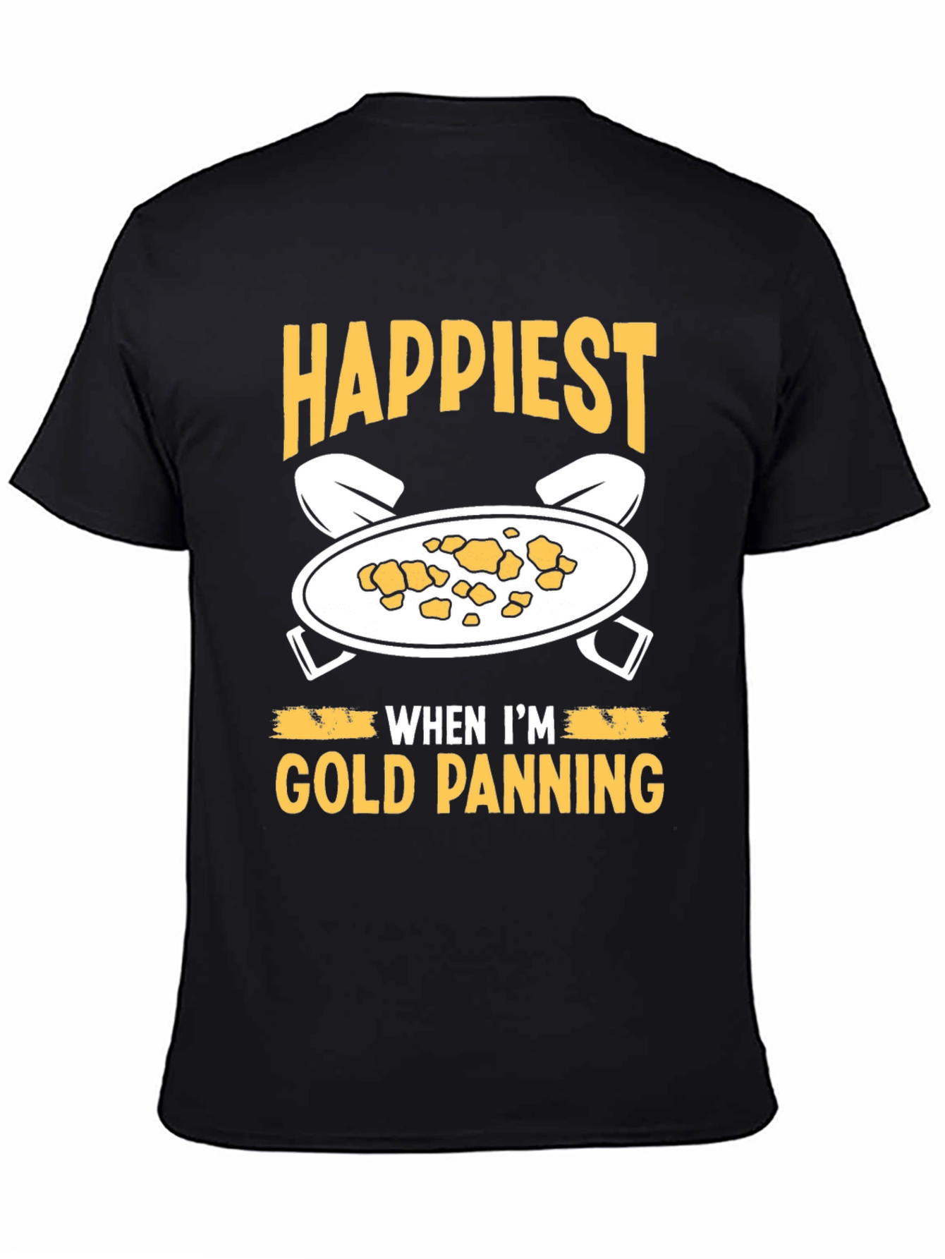 Happiest Gold Panning T-Shirt - Prospector Apparel