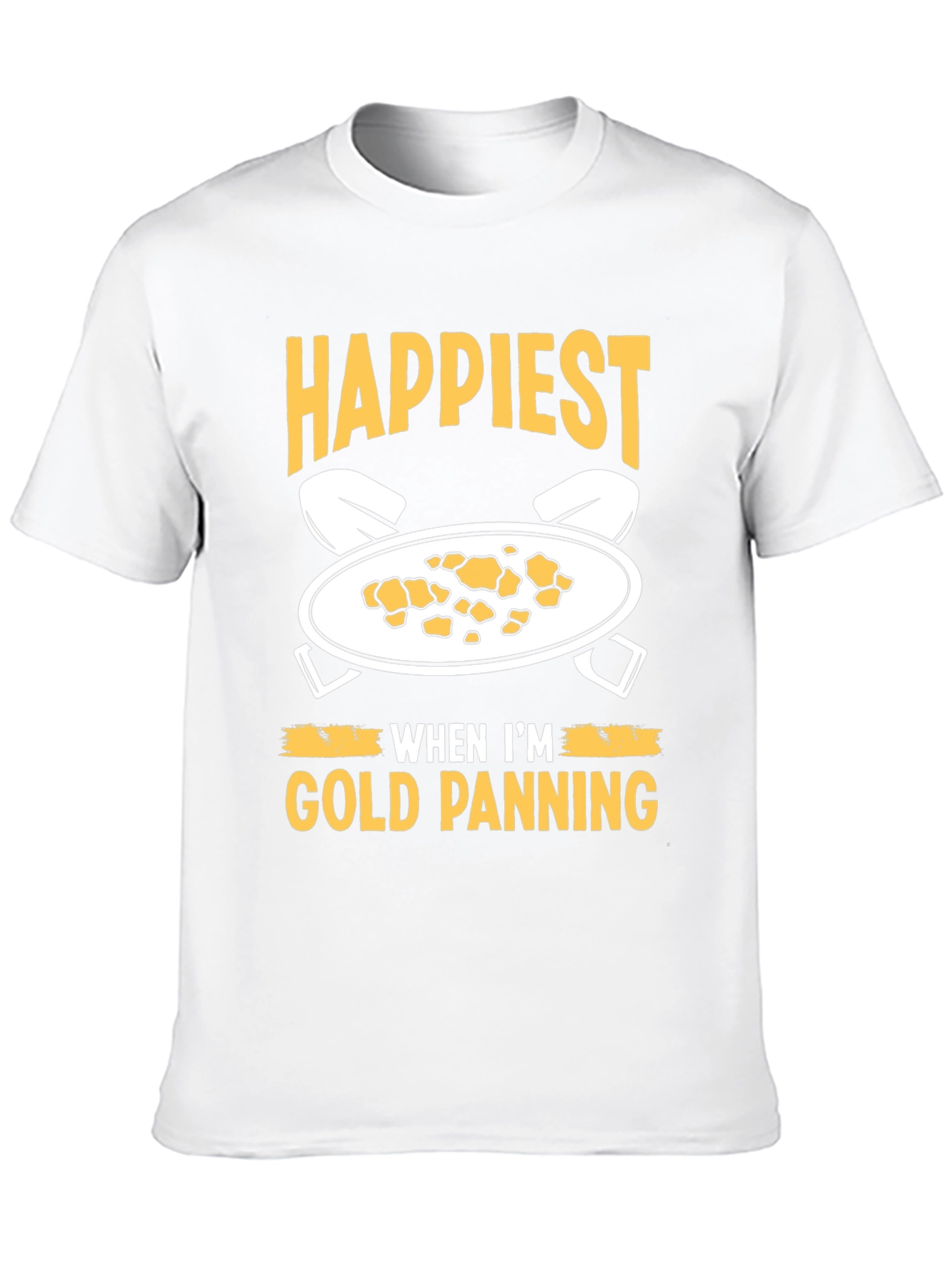 Happiest Gold Panning T-Shirt - Prospector Apparel