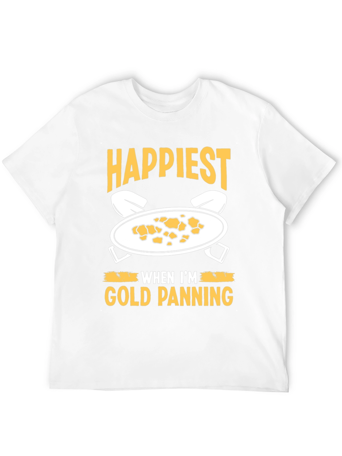 Happiest Gold Panning T-Shirt - Prospector Apparel