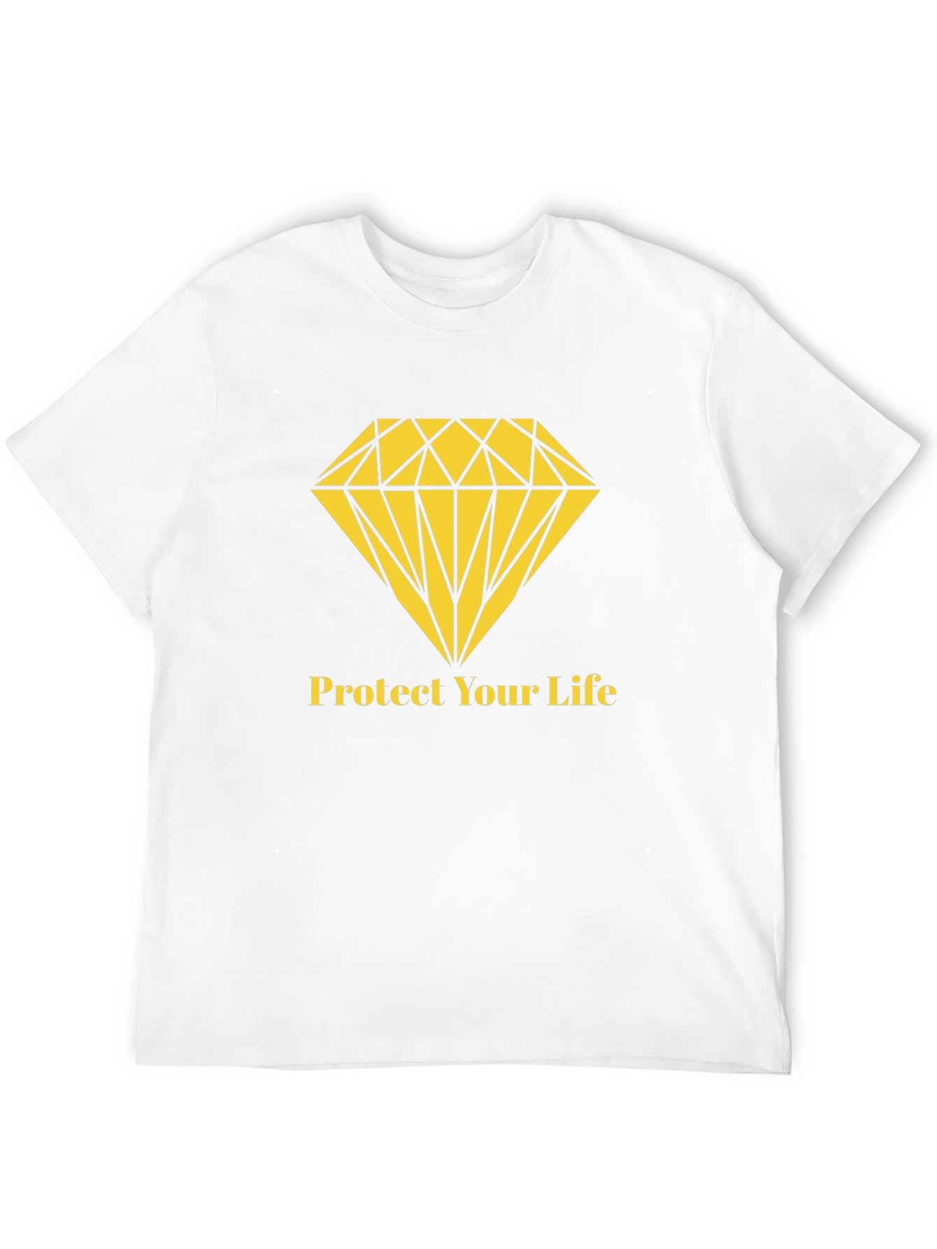 Protect Your Life Diamond Graphic T-Shirt