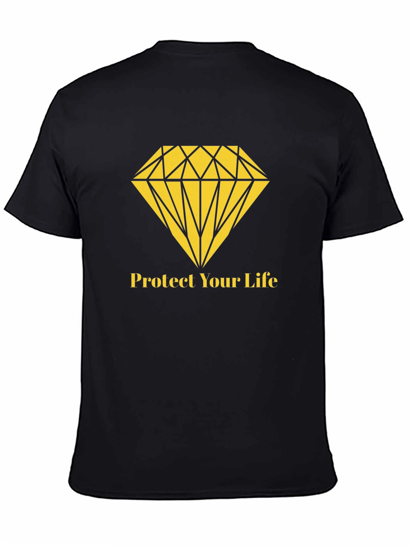 Protect Your Life Diamond Graphic T-Shirt