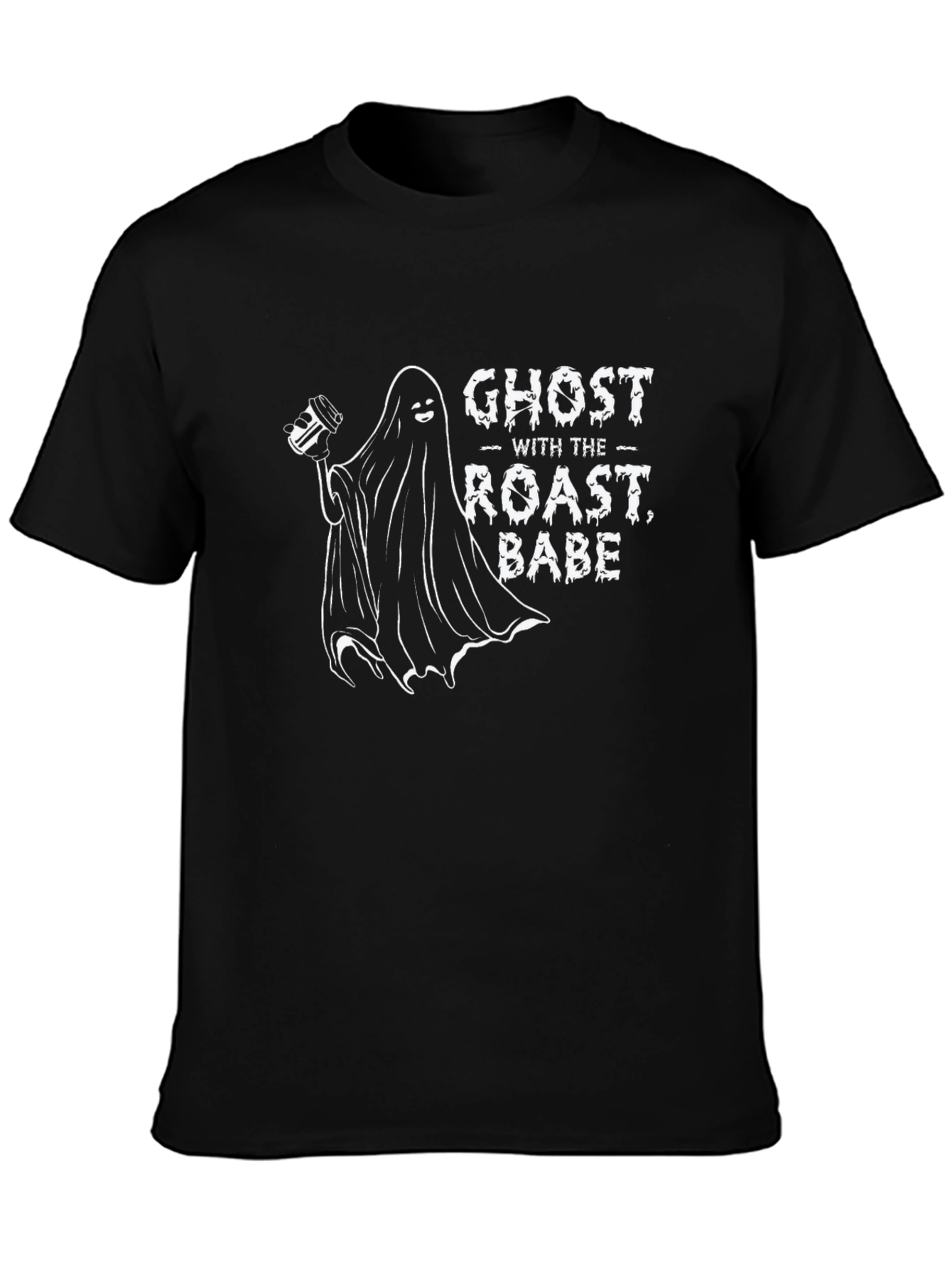 Ghost with the Roast Babe Graphic T-Shirt