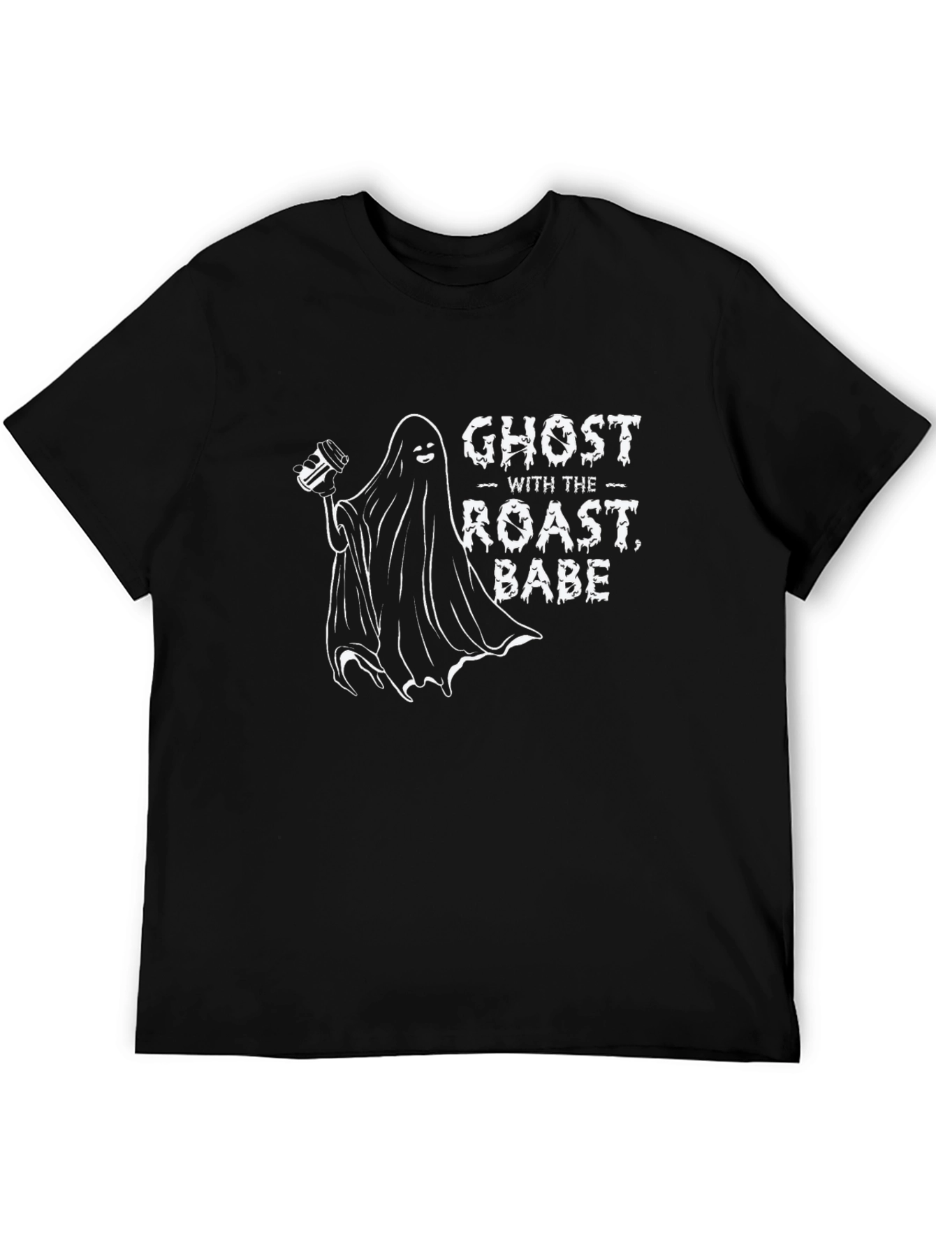 Ghost with the Roast Babe Graphic T-Shirt