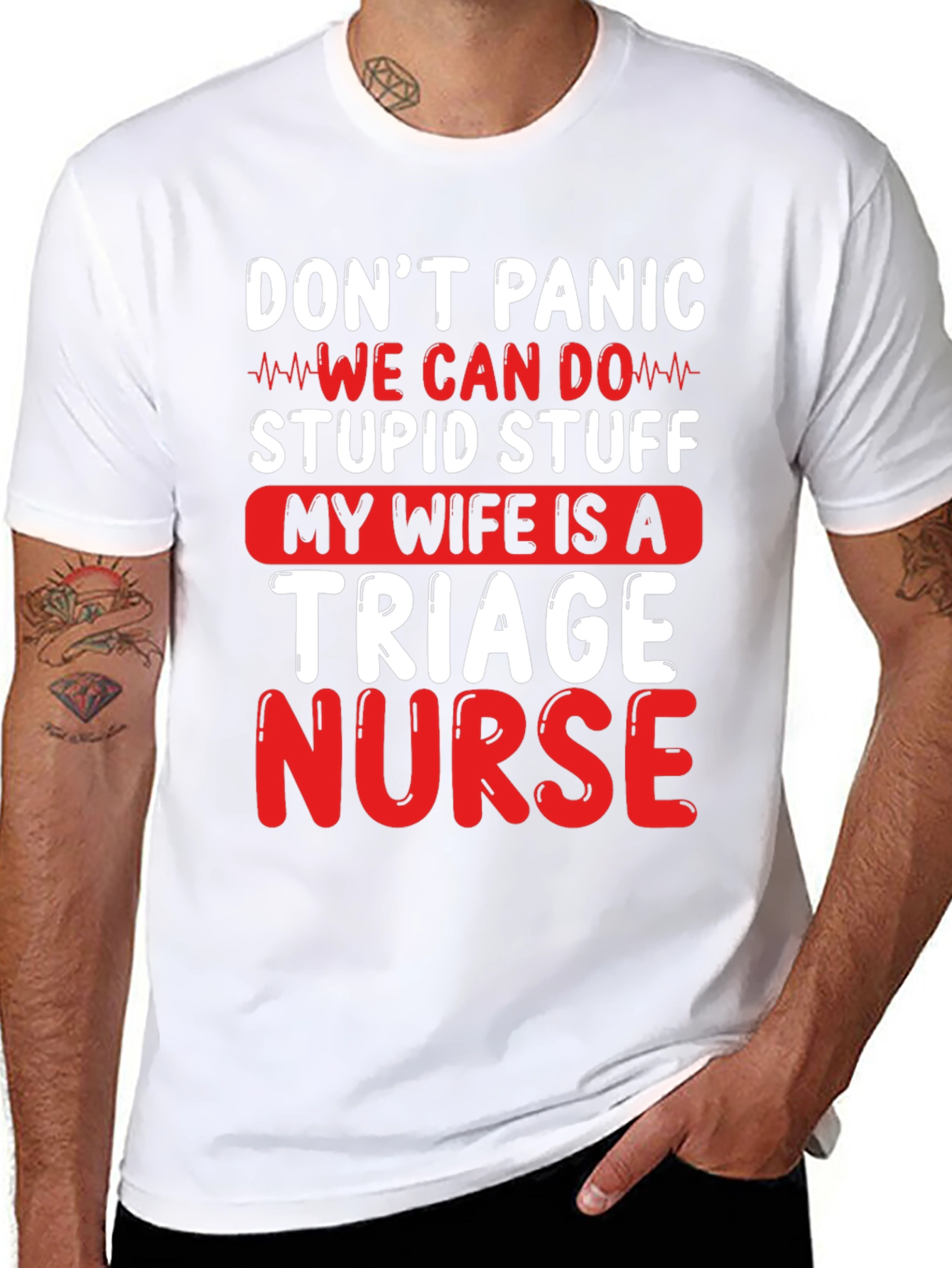 Dont Panic Triage Nurse Graphic Tee